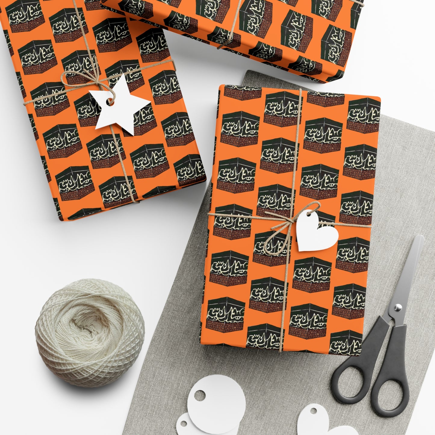 Halloween Gift Wrap Papers with Spooky Pattern