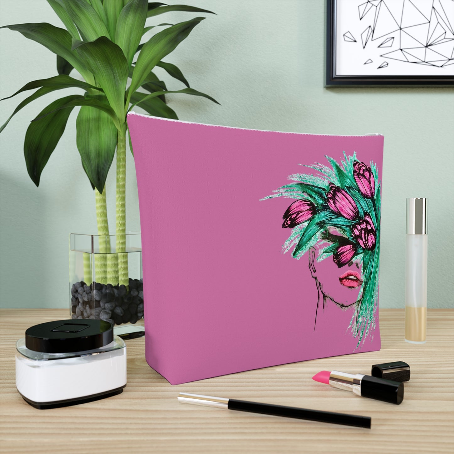 Cotton Cosmetic Bag