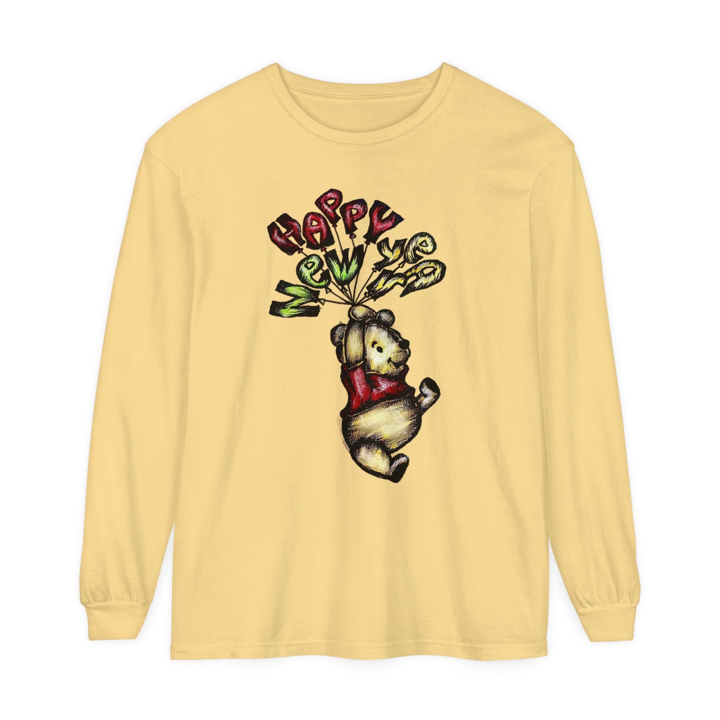 Unisex Garment-dyed Long Sleeve T-Shirt
