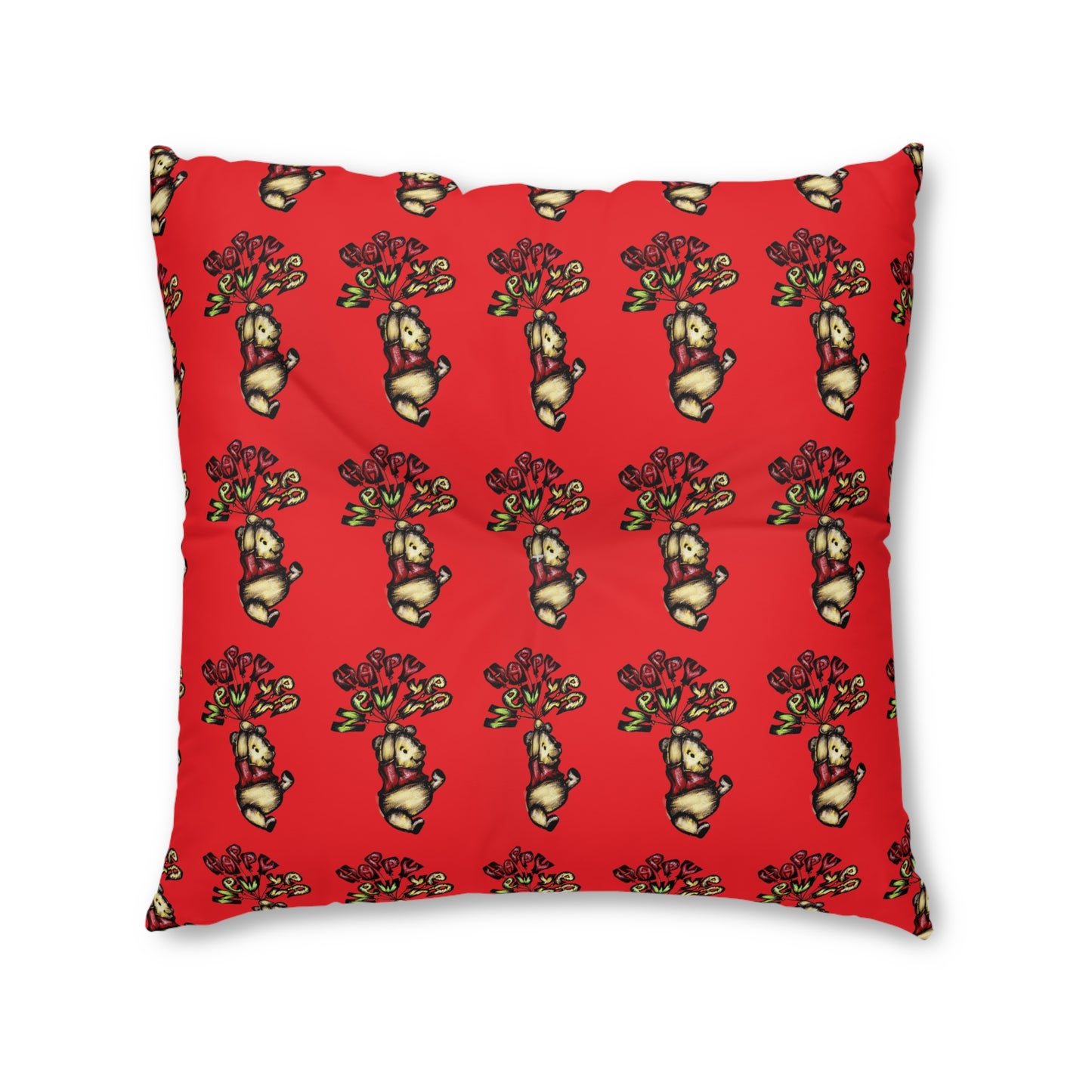 Tufted Floor Pillow, Square
