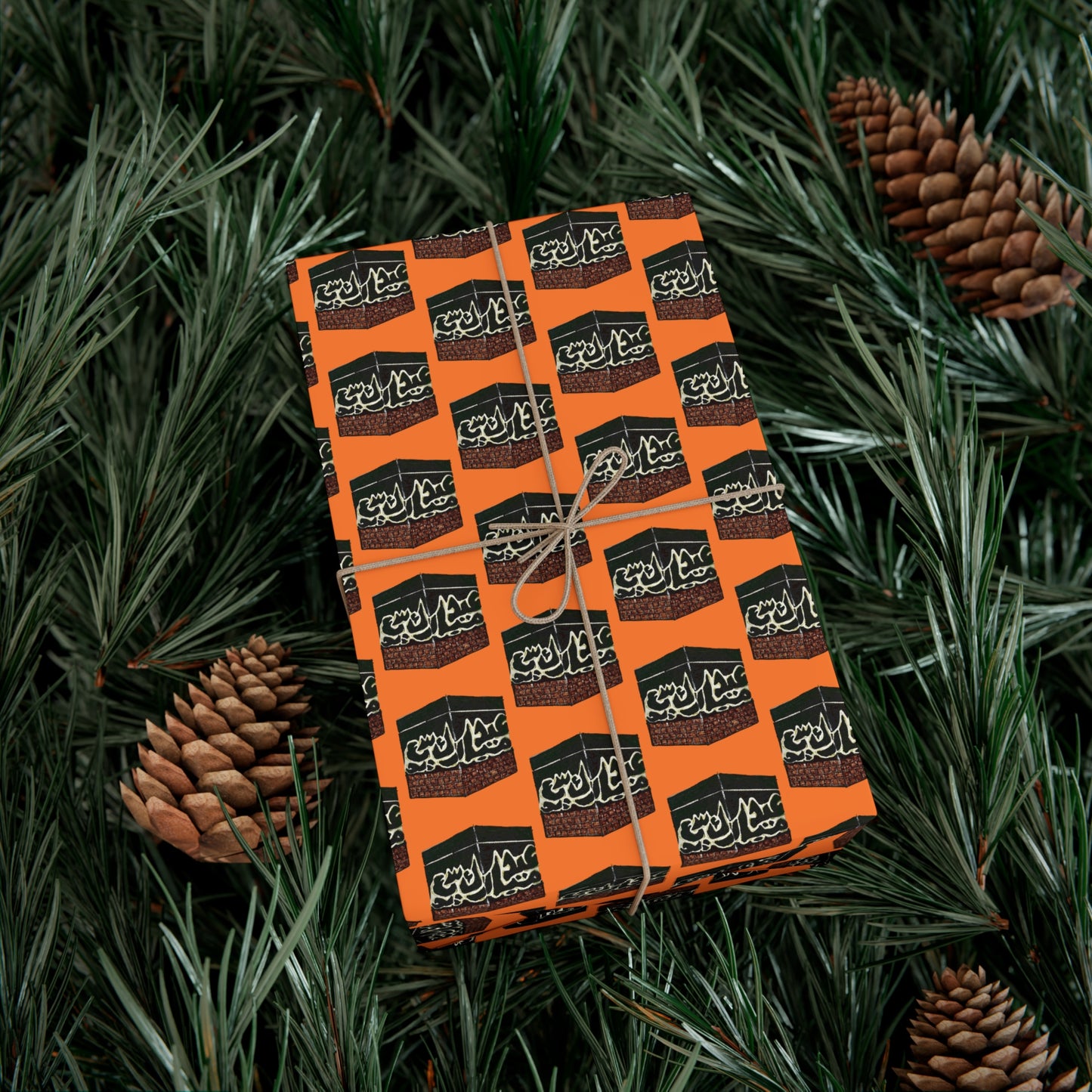 Halloween Gift Wrap Papers with Spooky Pattern