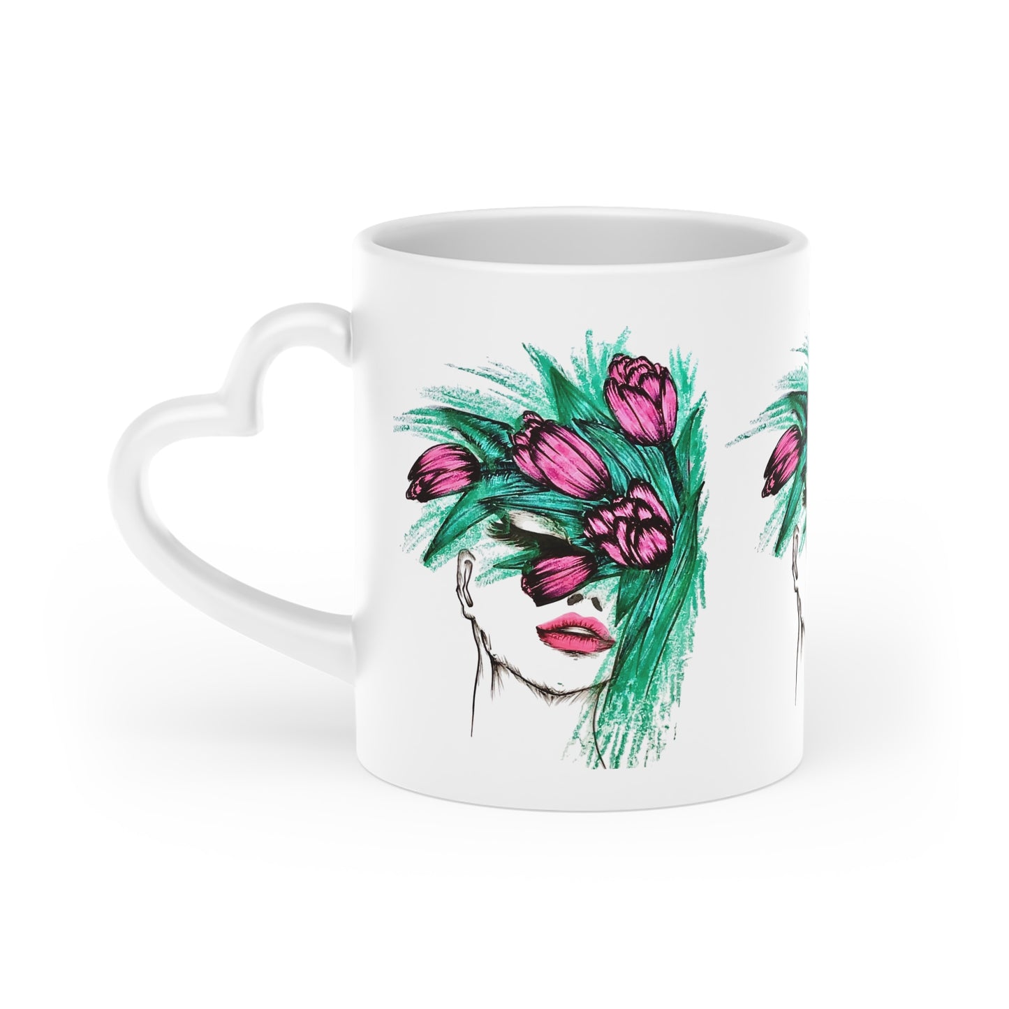 Heart-Shaped Mug