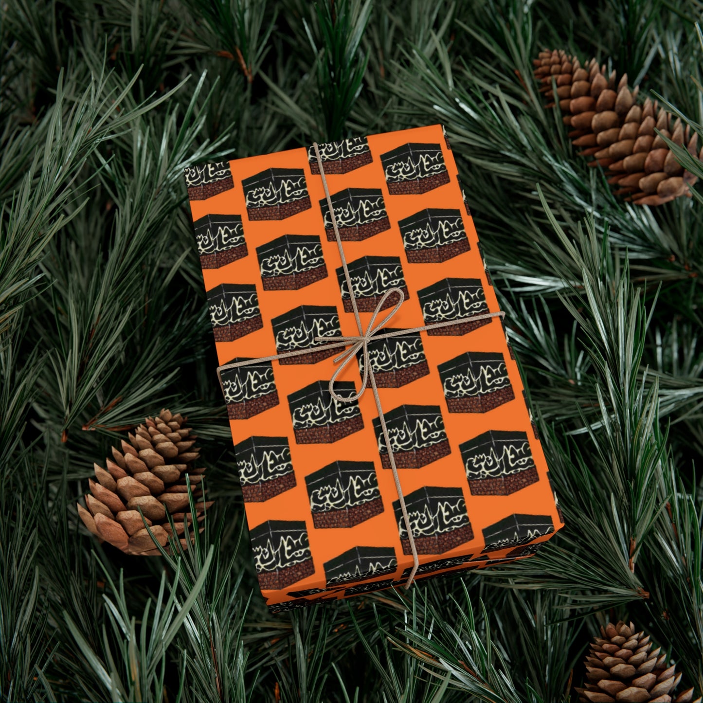 Halloween Gift Wrap Papers with Spooky Pattern