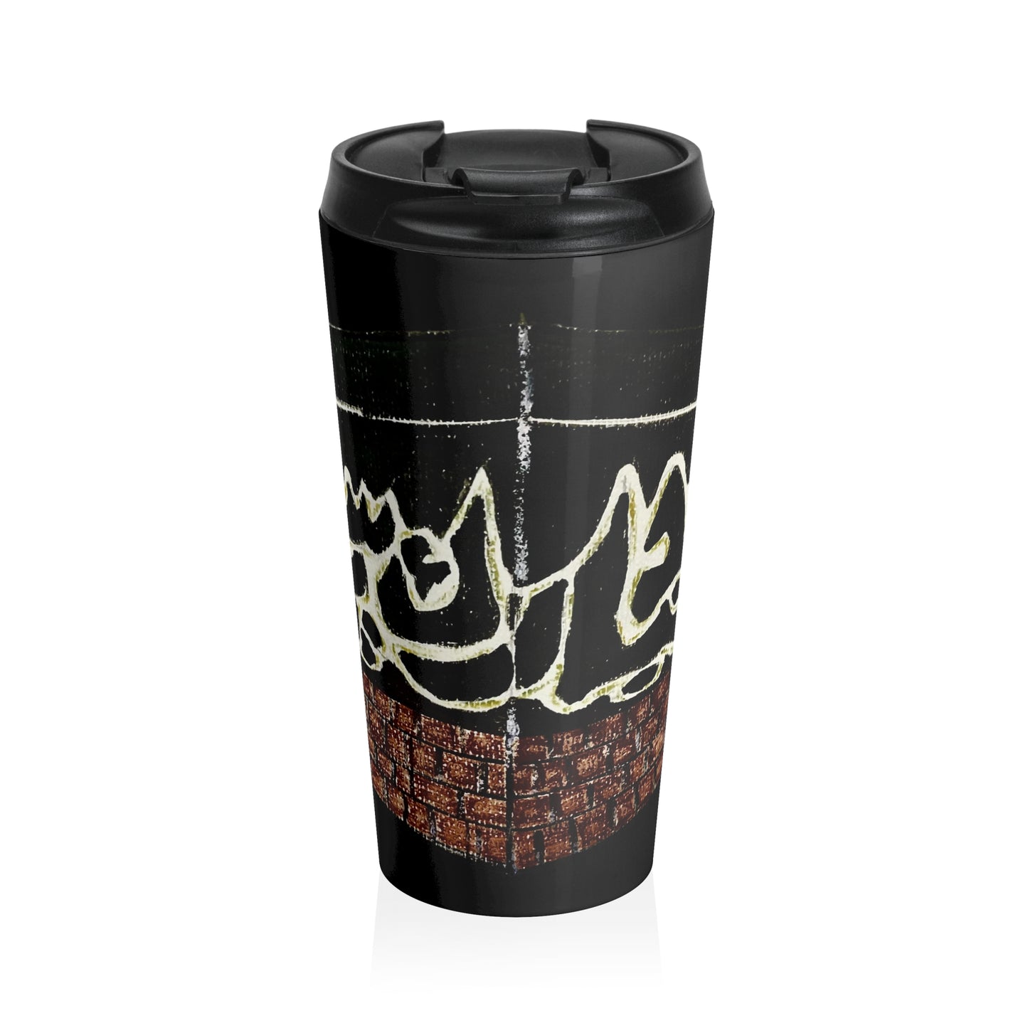 Urban Art Stainless Steel Travel Mug - Stylish Insulated Coffee Cup for Everyday Adventures
