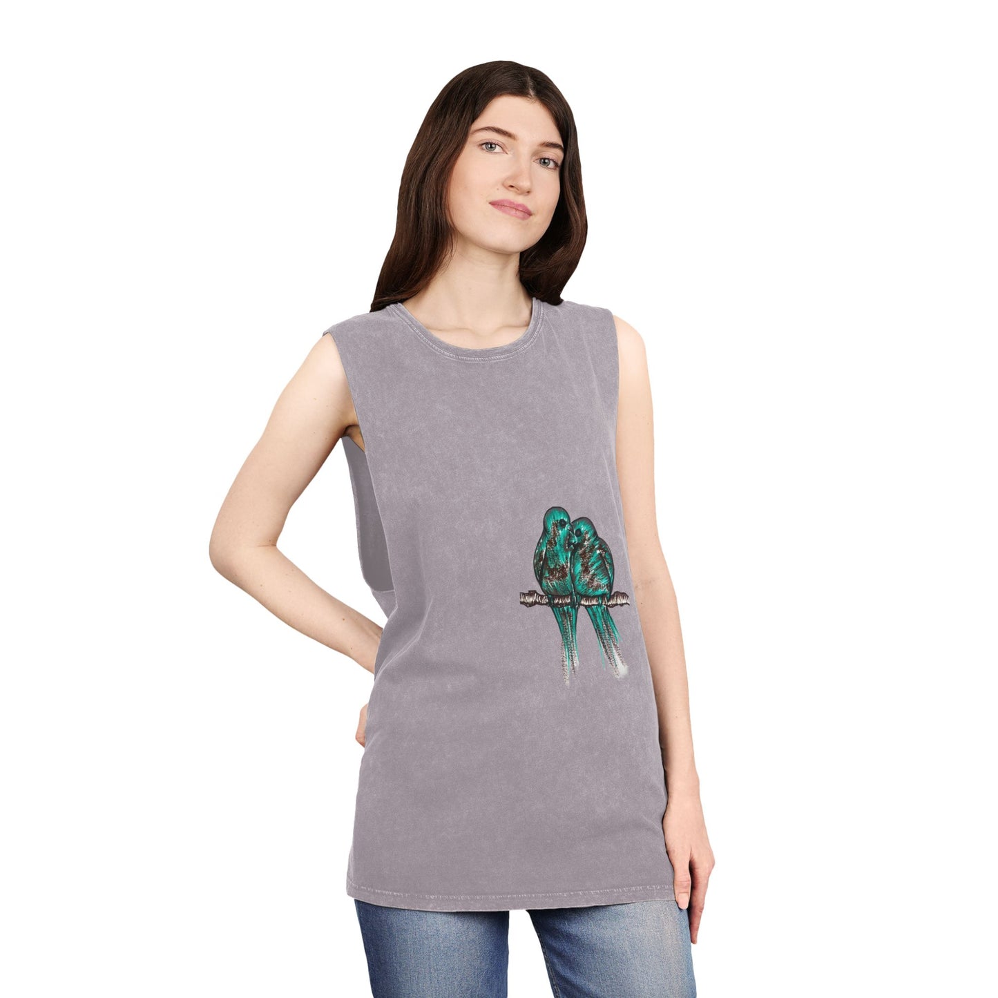Unisex Stonewash Tank Top