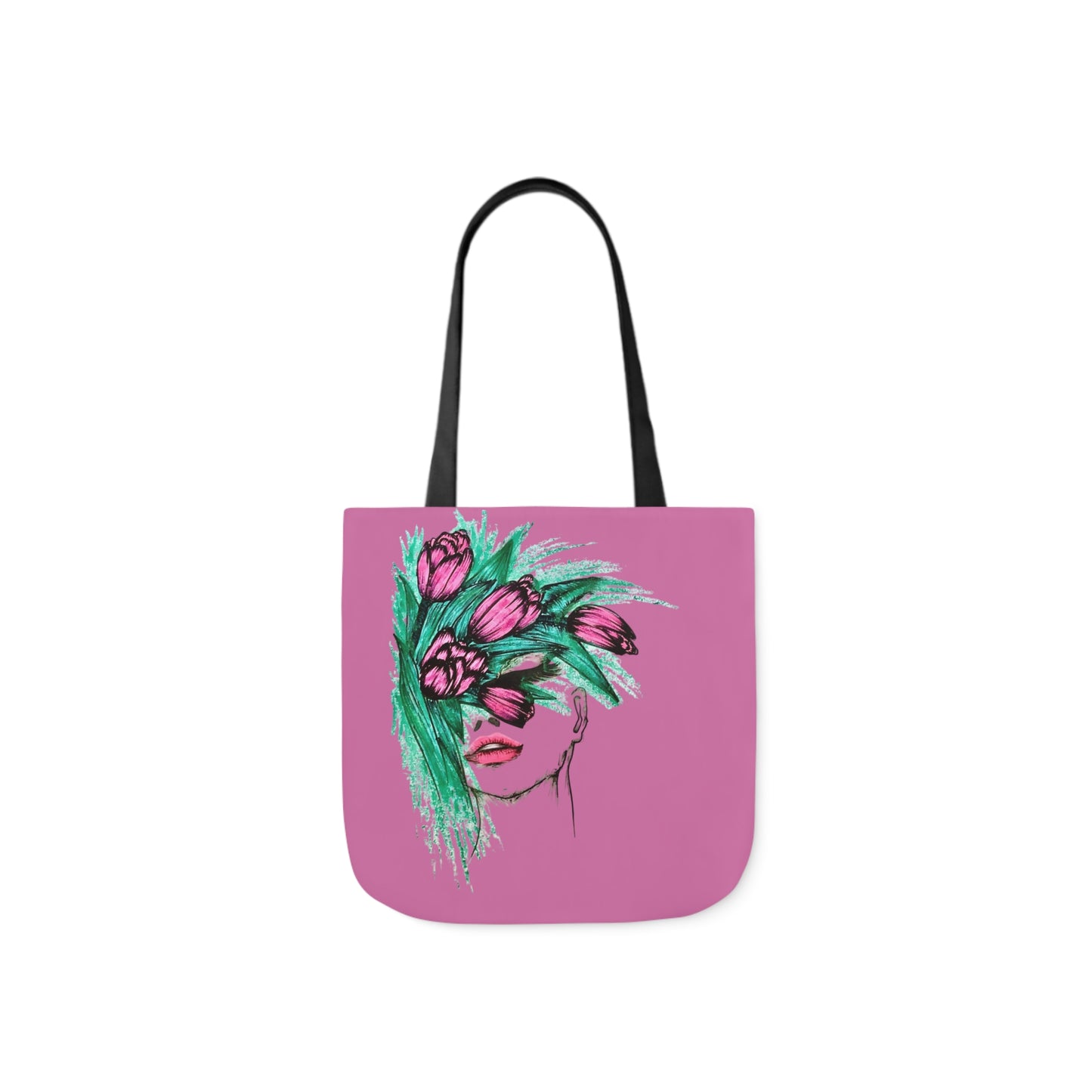 Canvas Tote Bag, 5-Color Straps