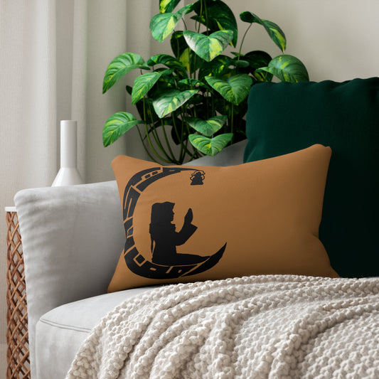 Spun Polyester Lumbar Pillow