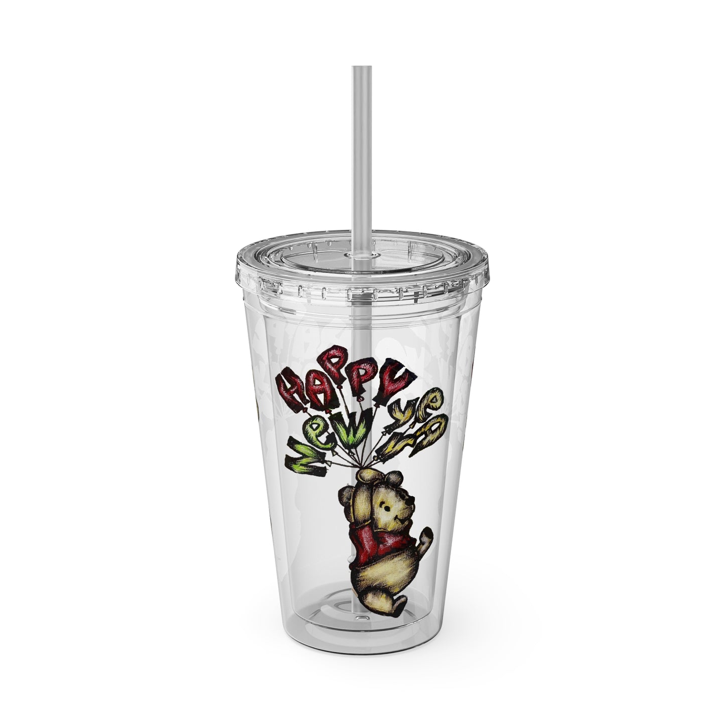 Sunsplash Tumbler with Straw, 16oz