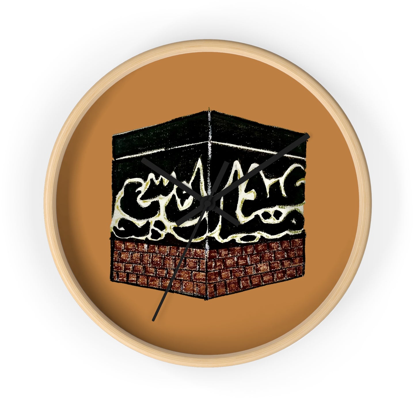 Islamic Keep Time Wall Clock - Unique Kaaba Design for Home Decor