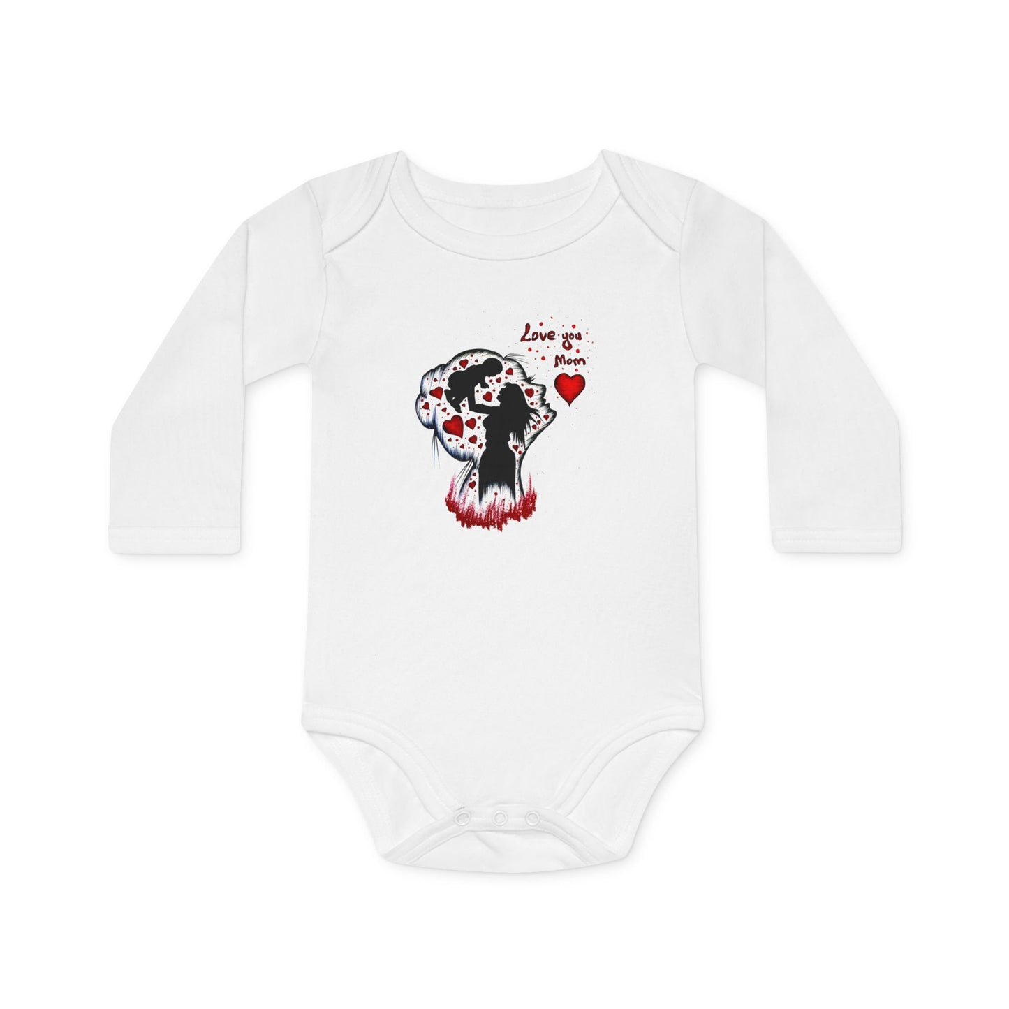 Baby Long-Sleeve Organic Bodysuit