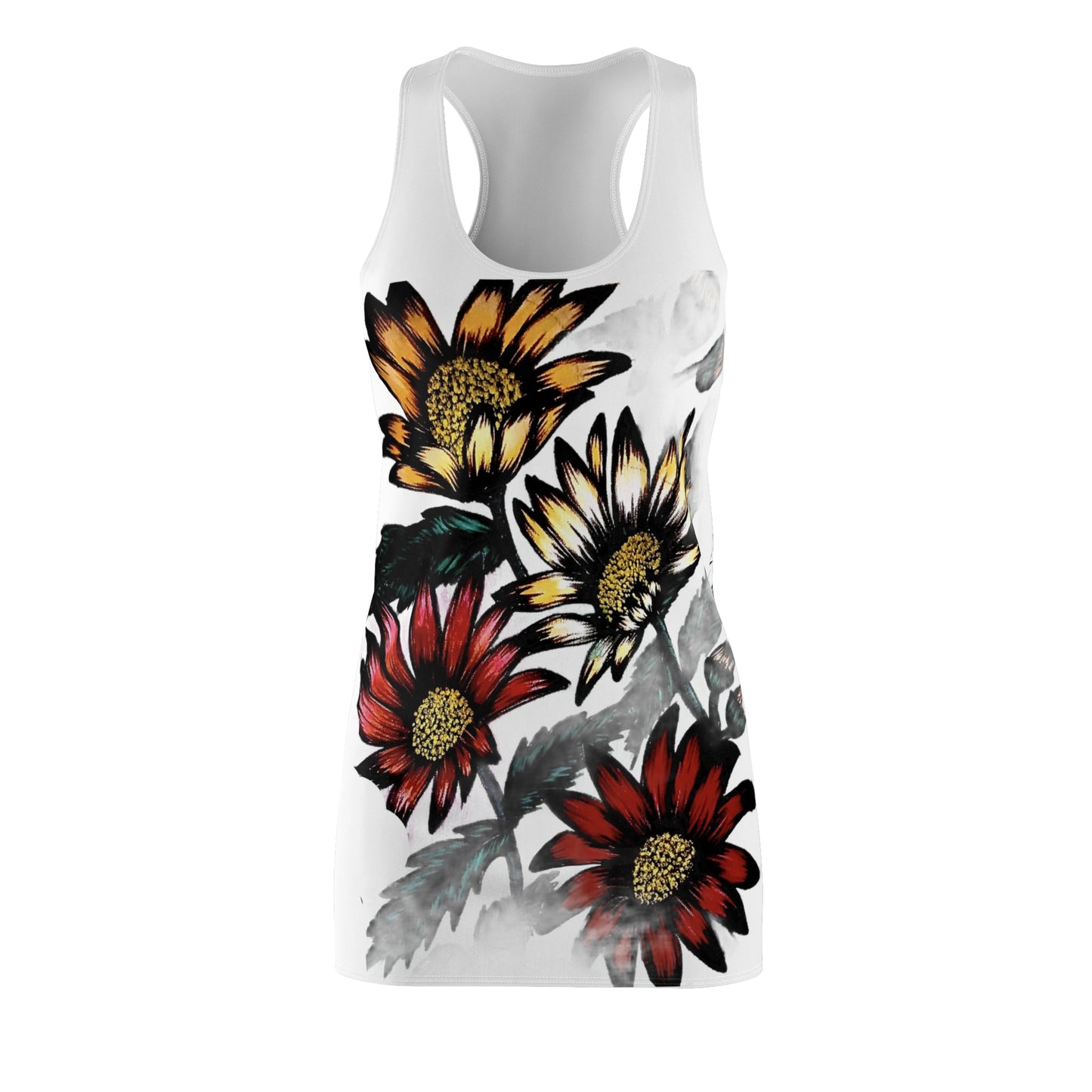 Women's Cut & Sew Racerback Dress (AOP)