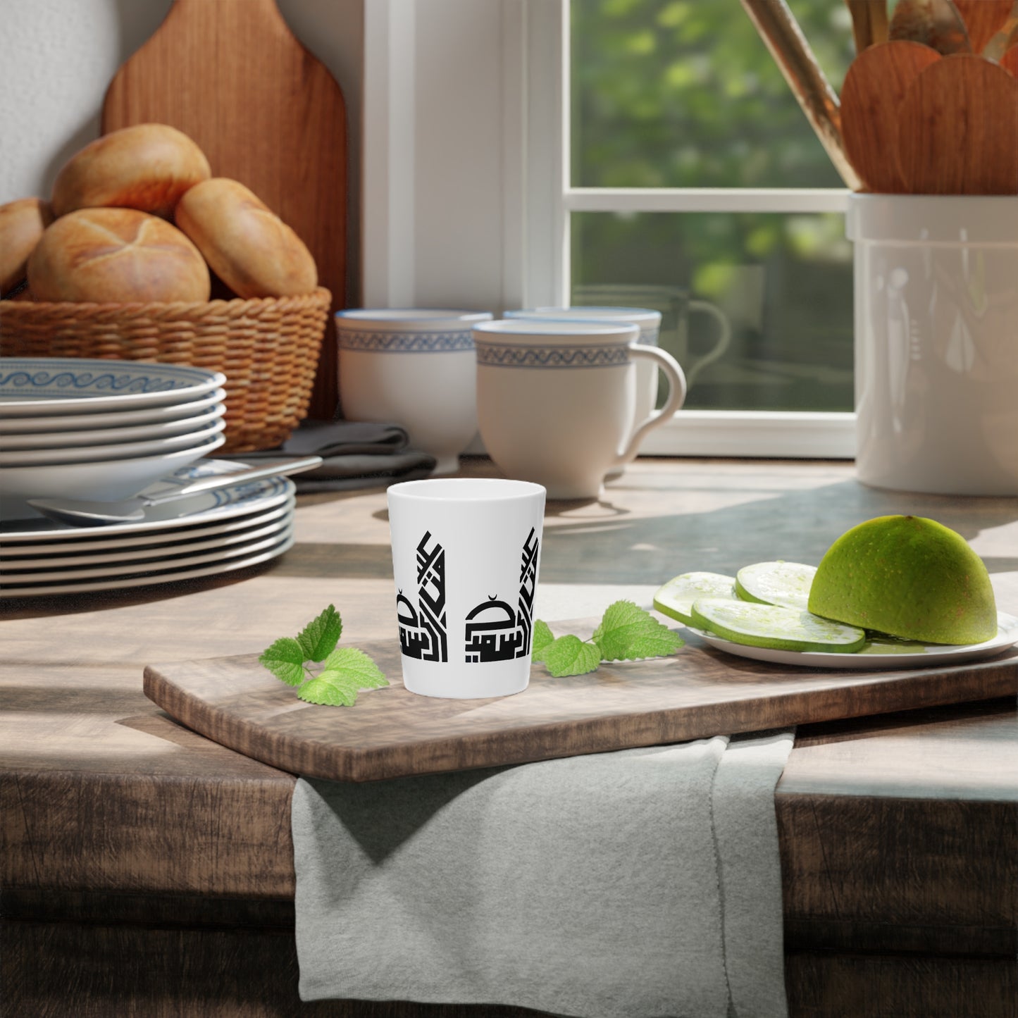 Artistic Arabic Calligraphy Shot Glass - Unique Home Barware