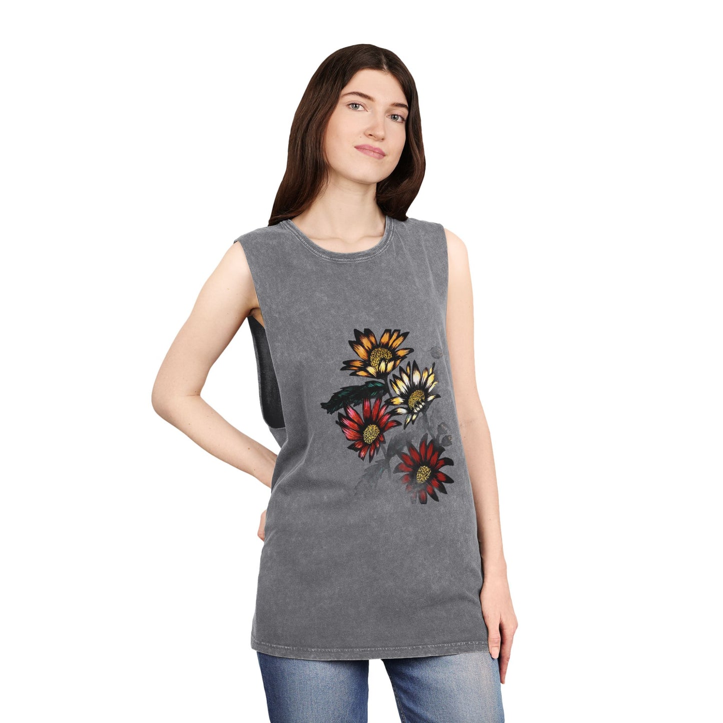 Unisex Stonewash Tank Top