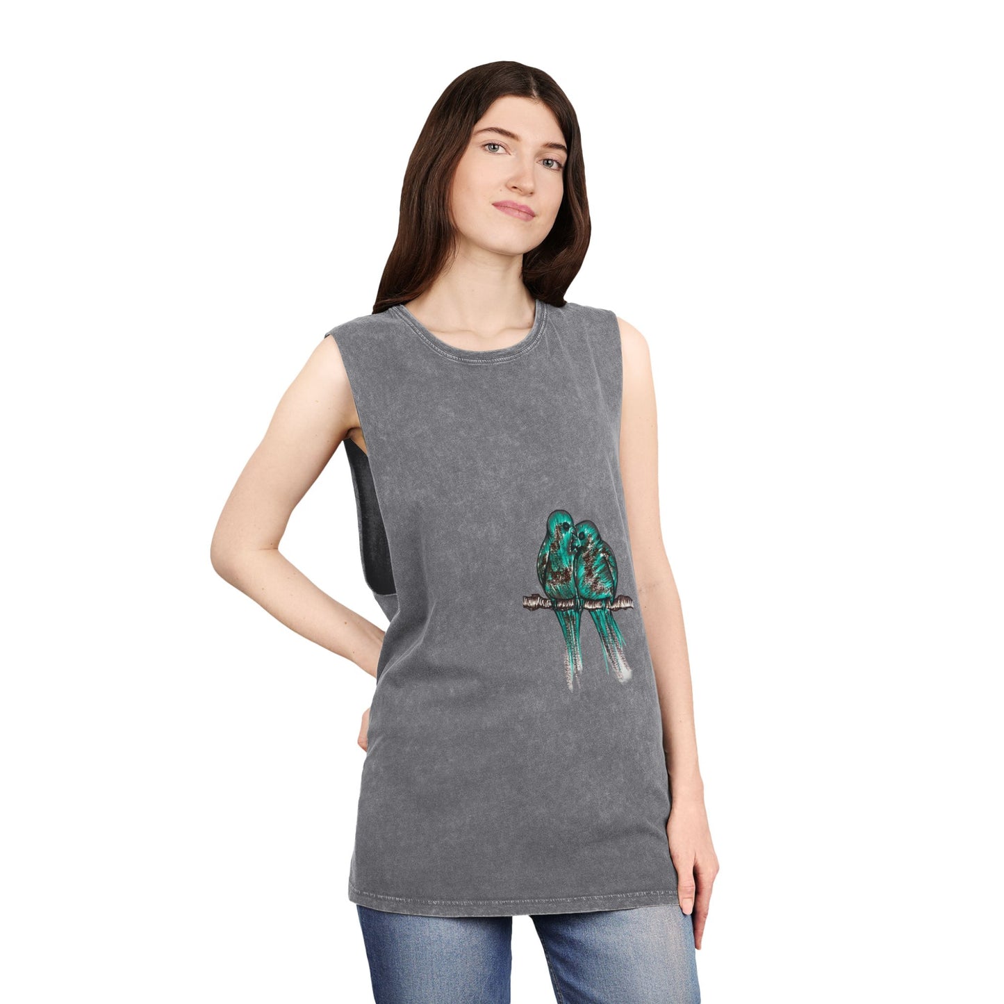 Unisex Stonewash Tank Top