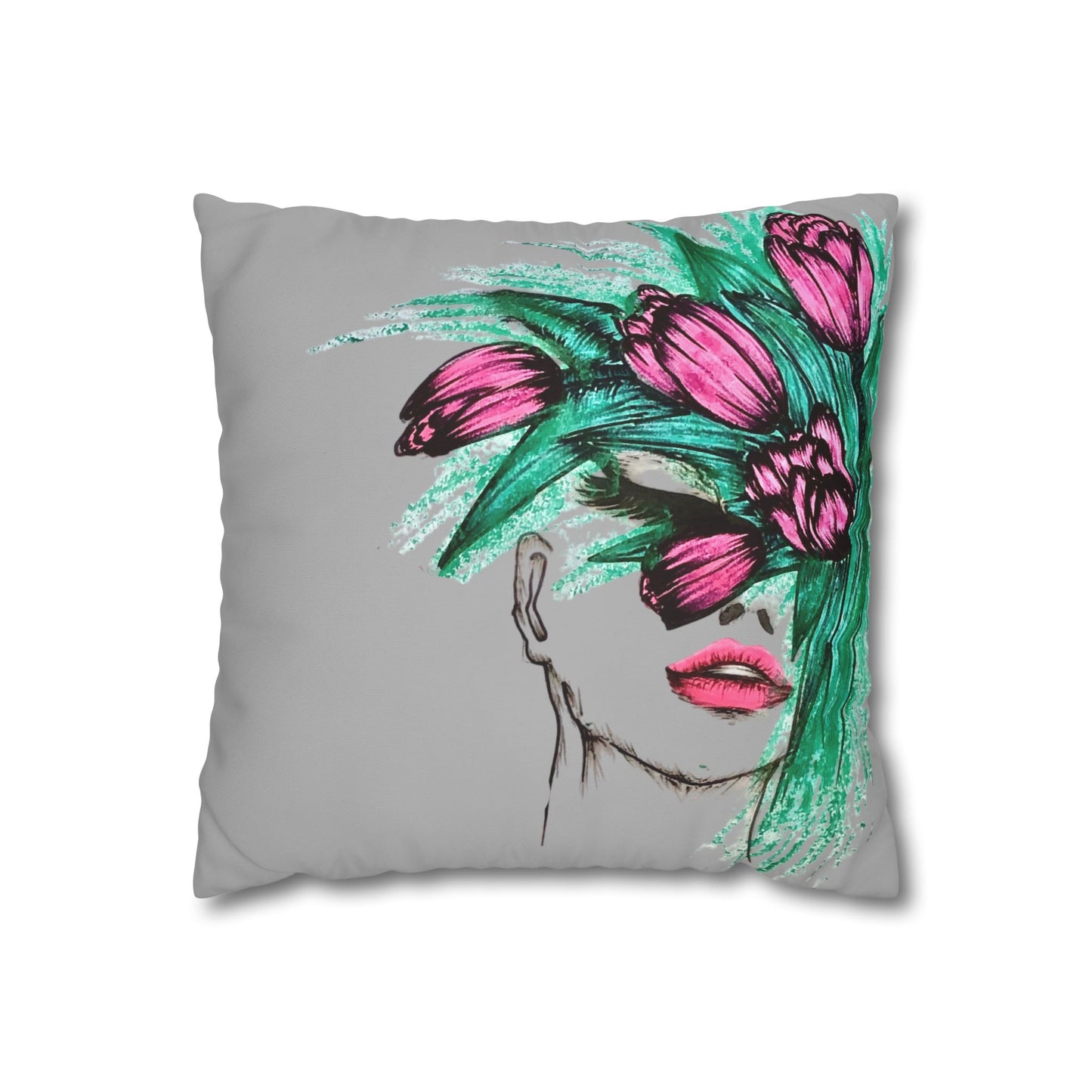 Square Poly Canvas Pillowcase