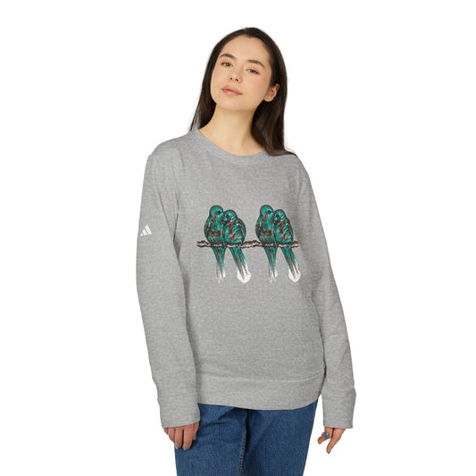 adidas® Unisex Fleece Crewneck Sweatshirt