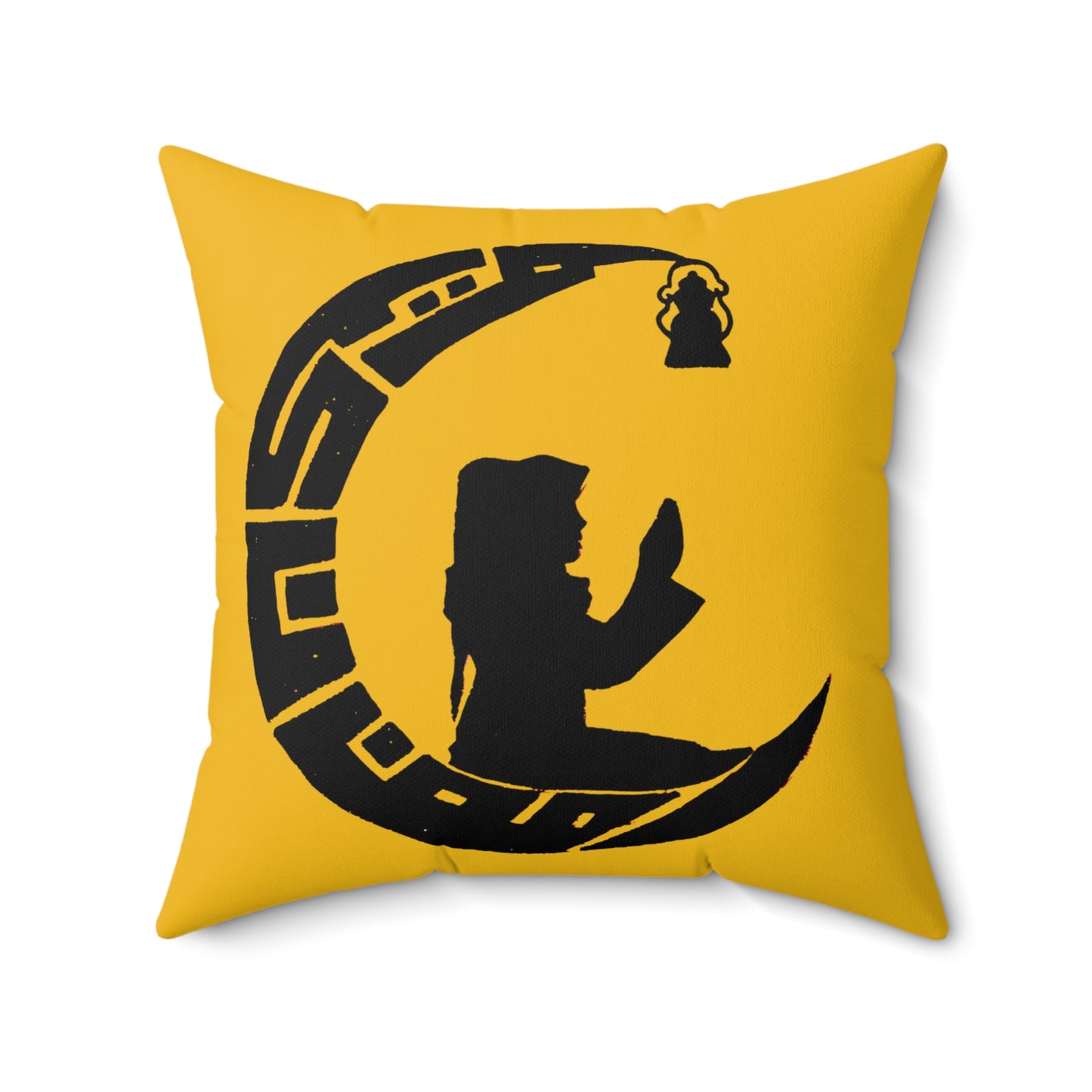 Faux Suede Square Pillow