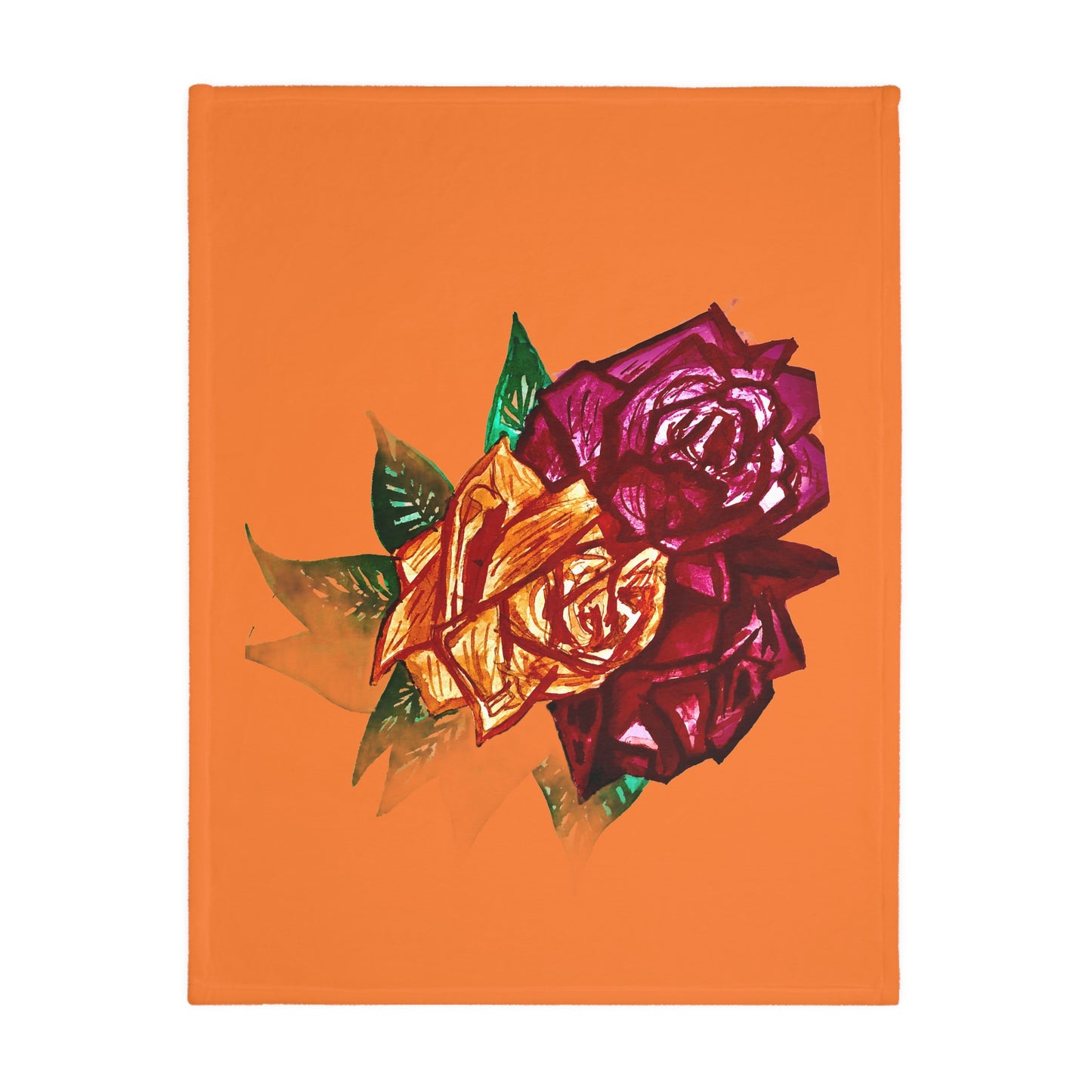 Velveteen Microfiber Blanket (Two-sided print)