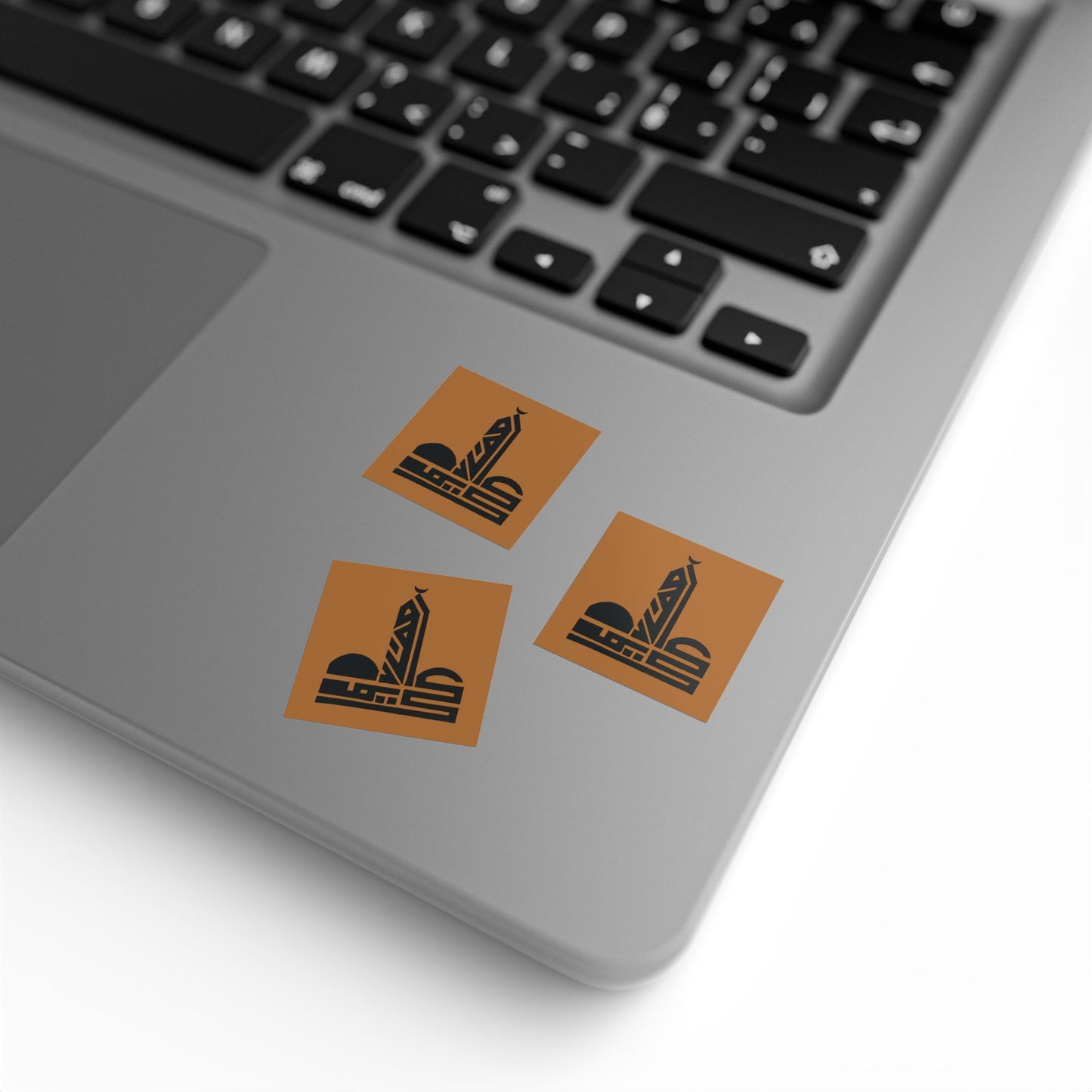 Unique Mosque Design Square Sticker Label Rolls – Perfect for Events & Spiritual Gatherings