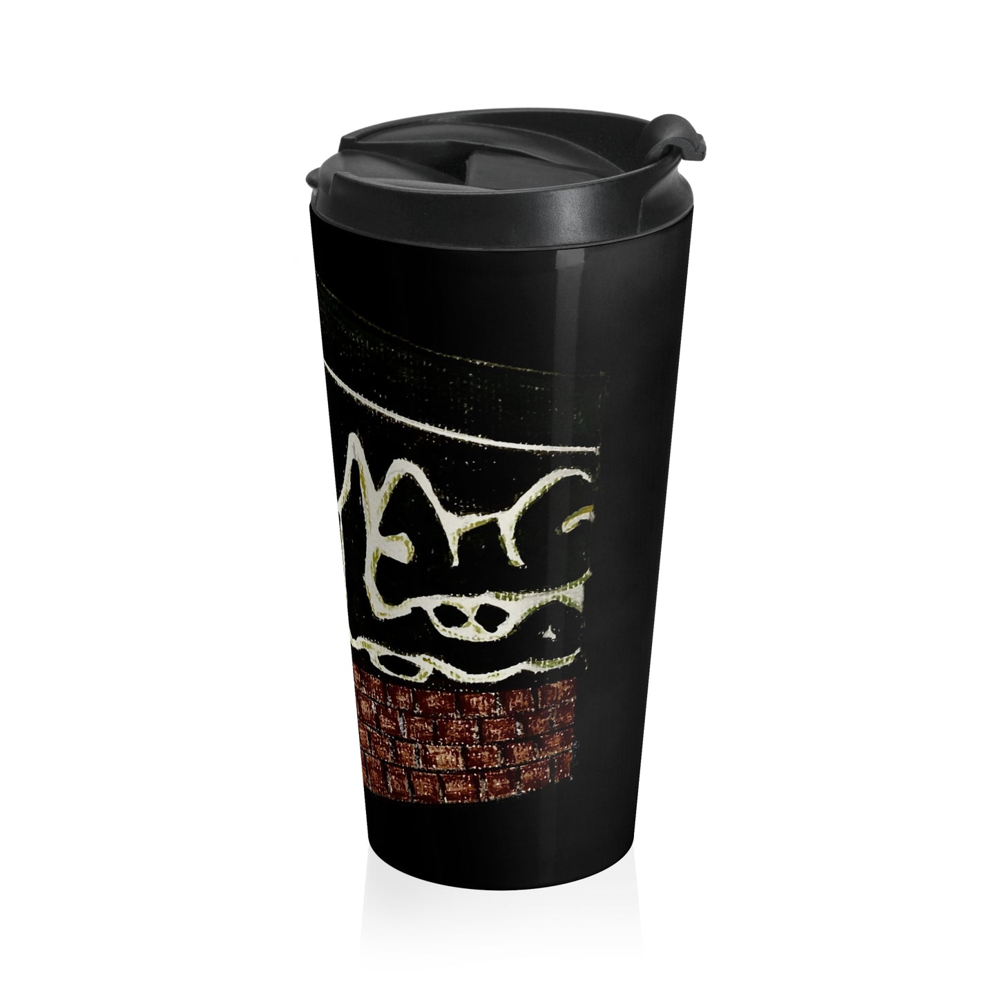 Urban Art Stainless Steel Travel Mug - Stylish Insulated Coffee Cup for Everyday Adventures