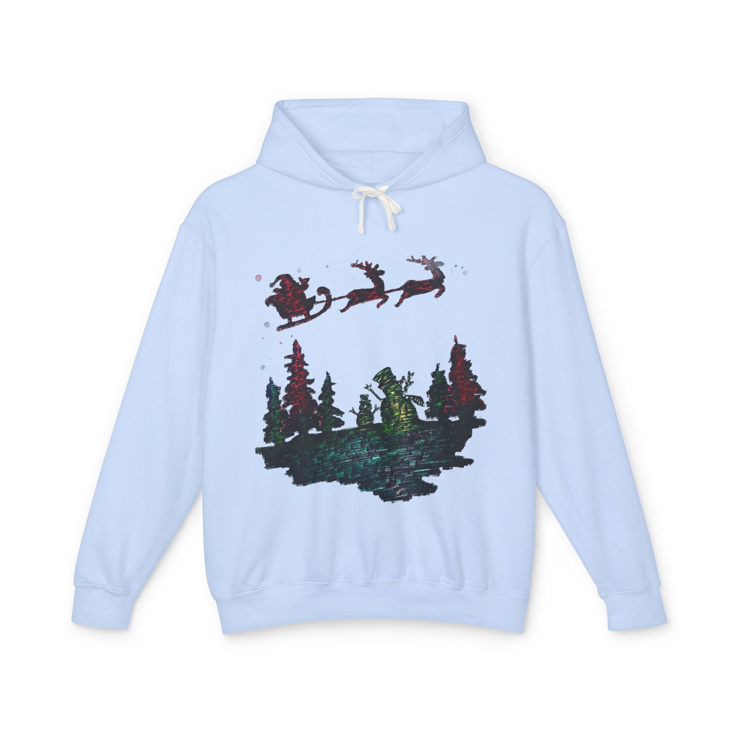 Unisex Lightweight Hooded Sweatshirt