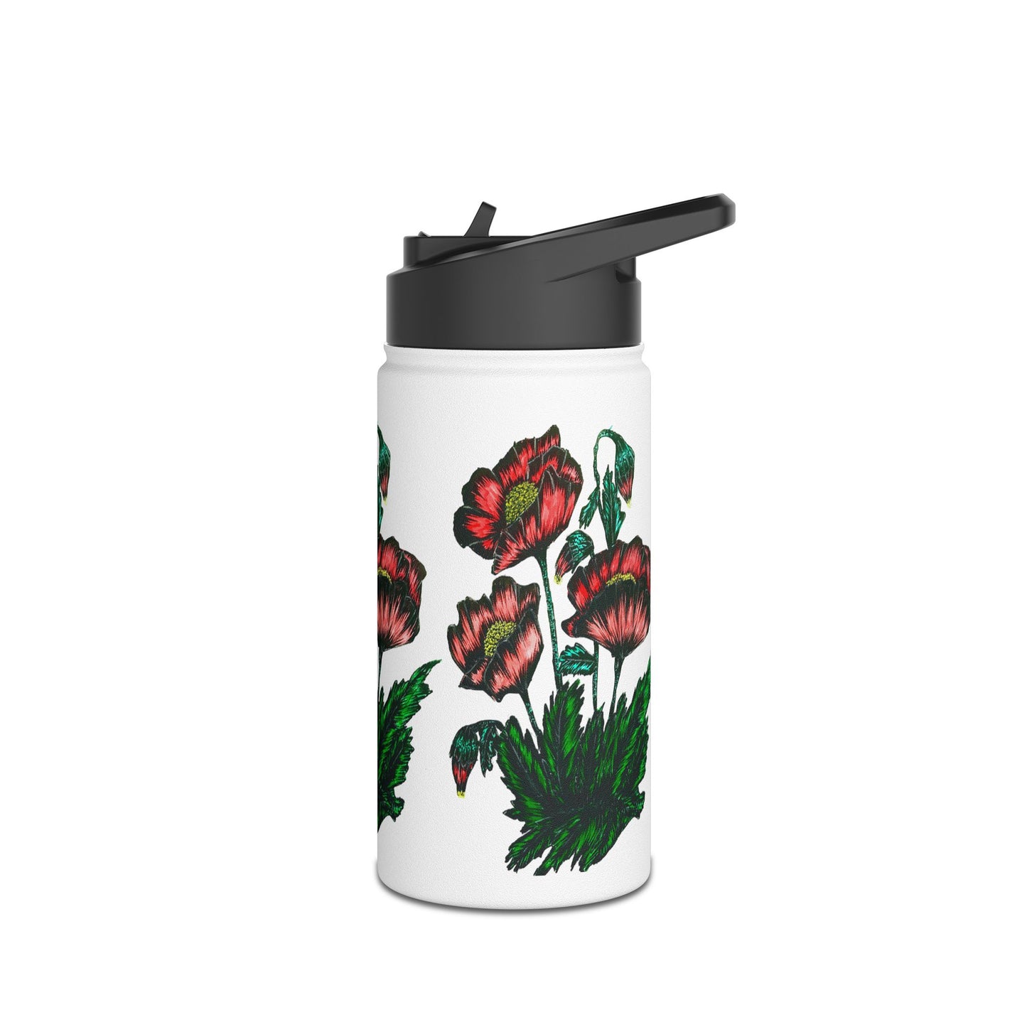 Stainless Steel Water Bottle, Standard Lid