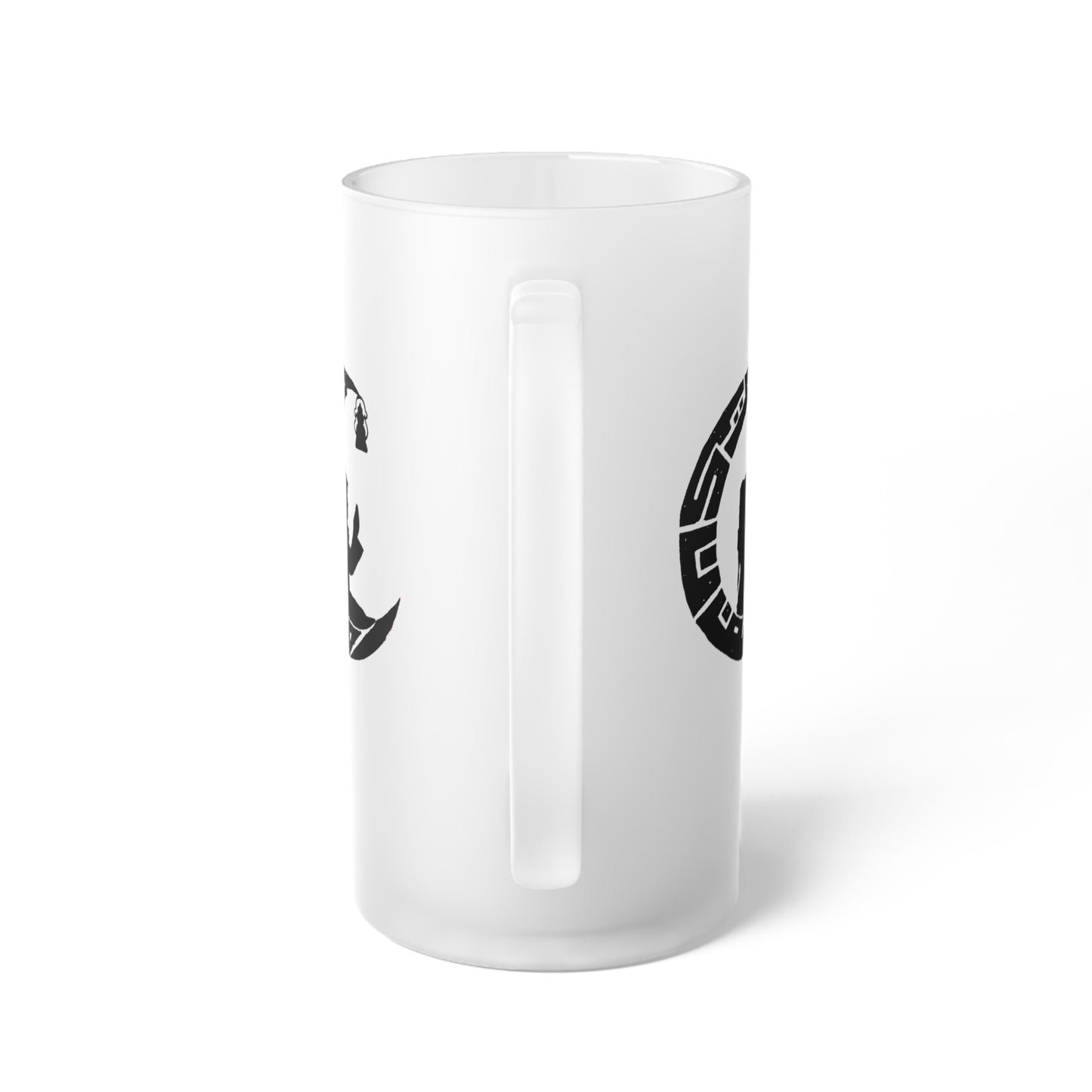 Frosted Glass Beer Mug