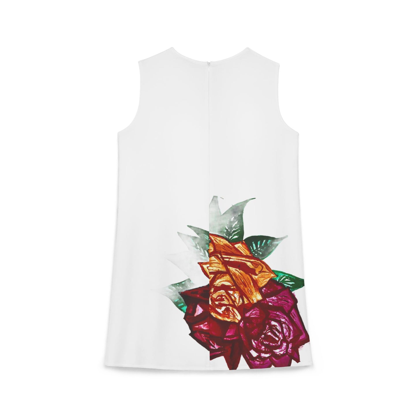 A-line Sleeveless Dress (AOP)