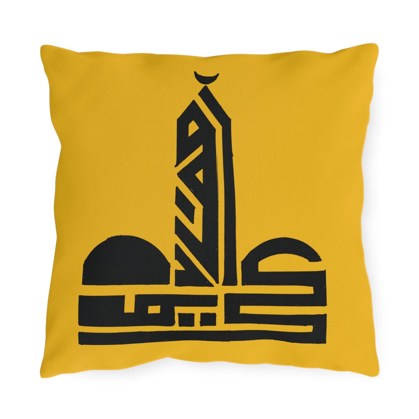 Artistic Outdoor Pillows - Decorative Cushion with Geometric Design for Patio and Garden