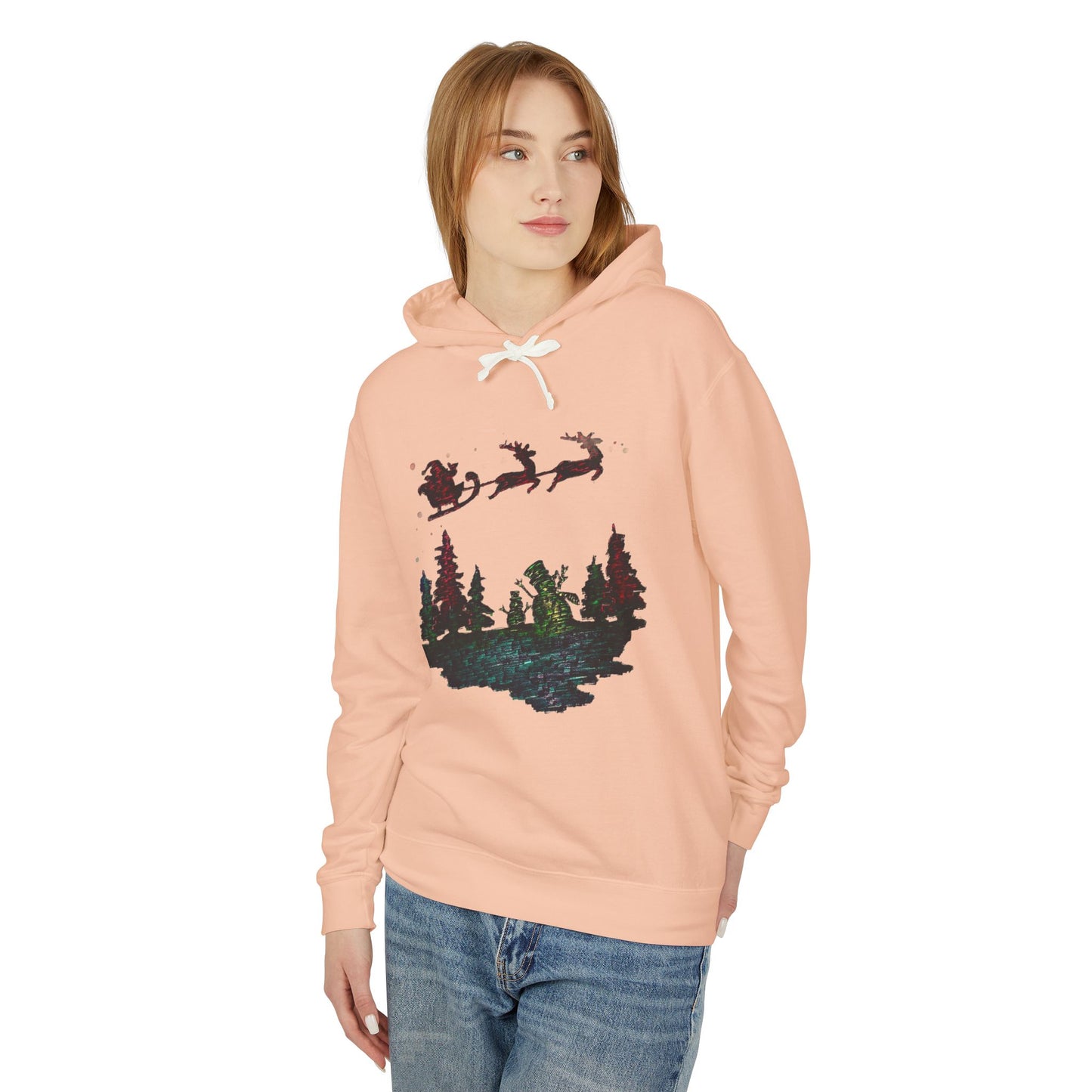 Unisex Lightweight Hooded Sweatshirt