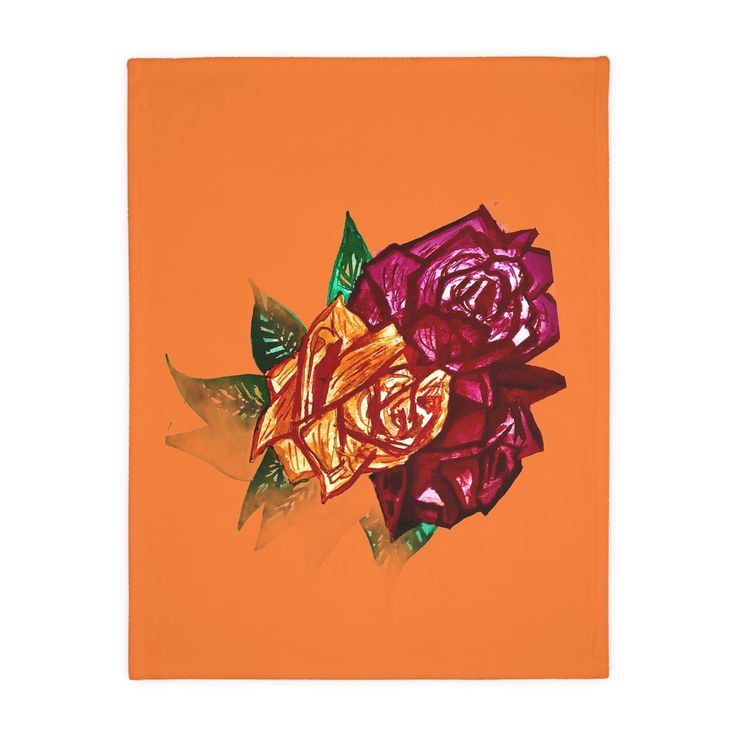 Velveteen Microfiber Blanket (Two-sided print)