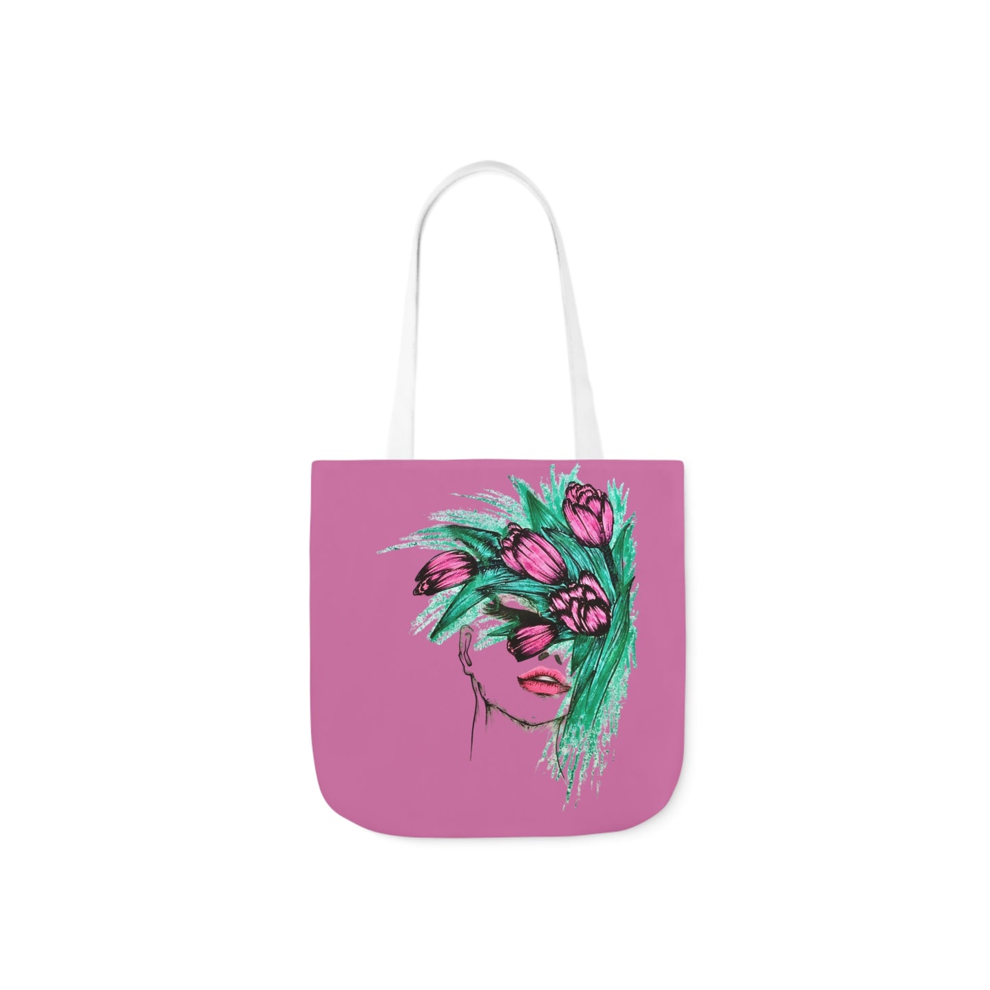 Canvas Tote Bag, 5-Color Straps