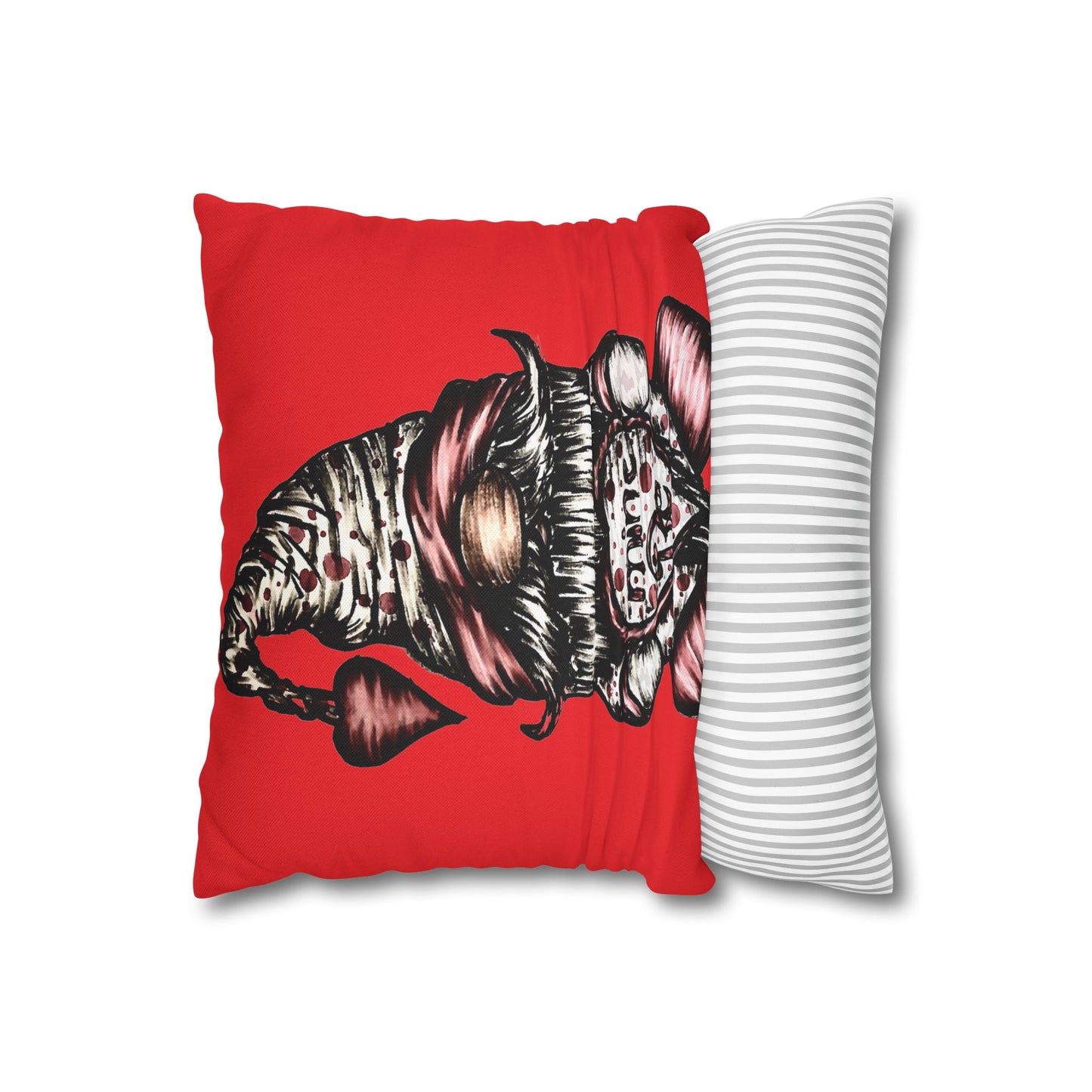 Spun Polyester Square Pillowcase
