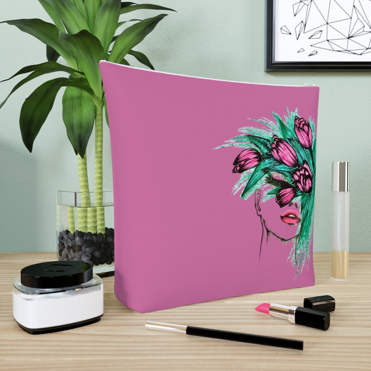 Cotton Cosmetic Bag