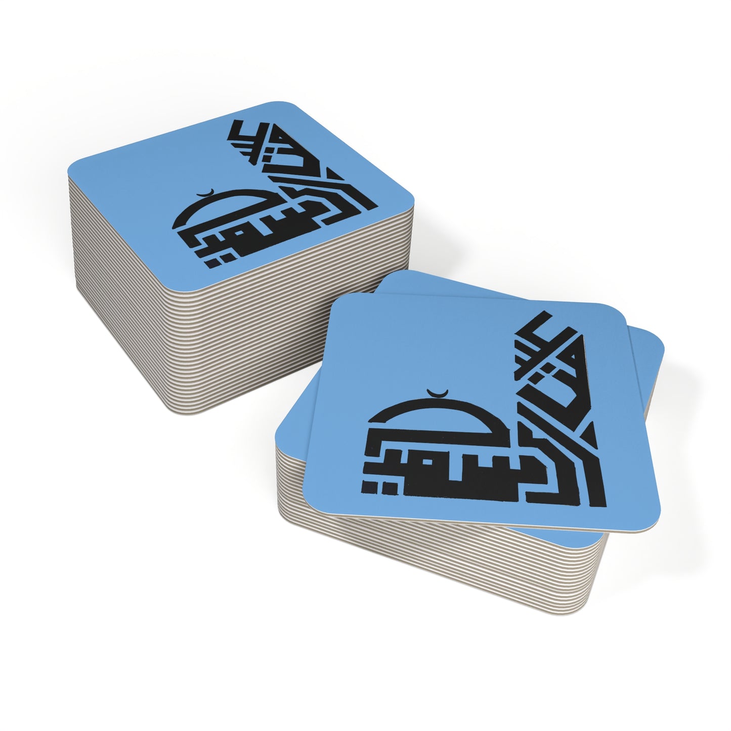 Artistic Calligraphy Coasters - 50 or 100 pcs - Islamic Home Decor