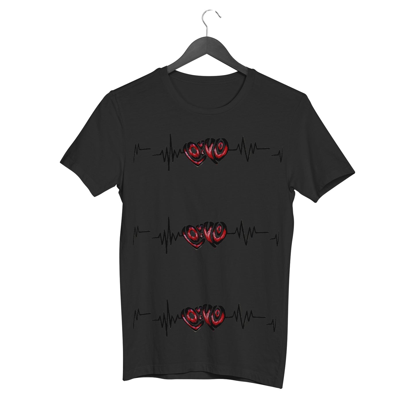 Couple's Crew Neck Cotton Jersey T-Shirt