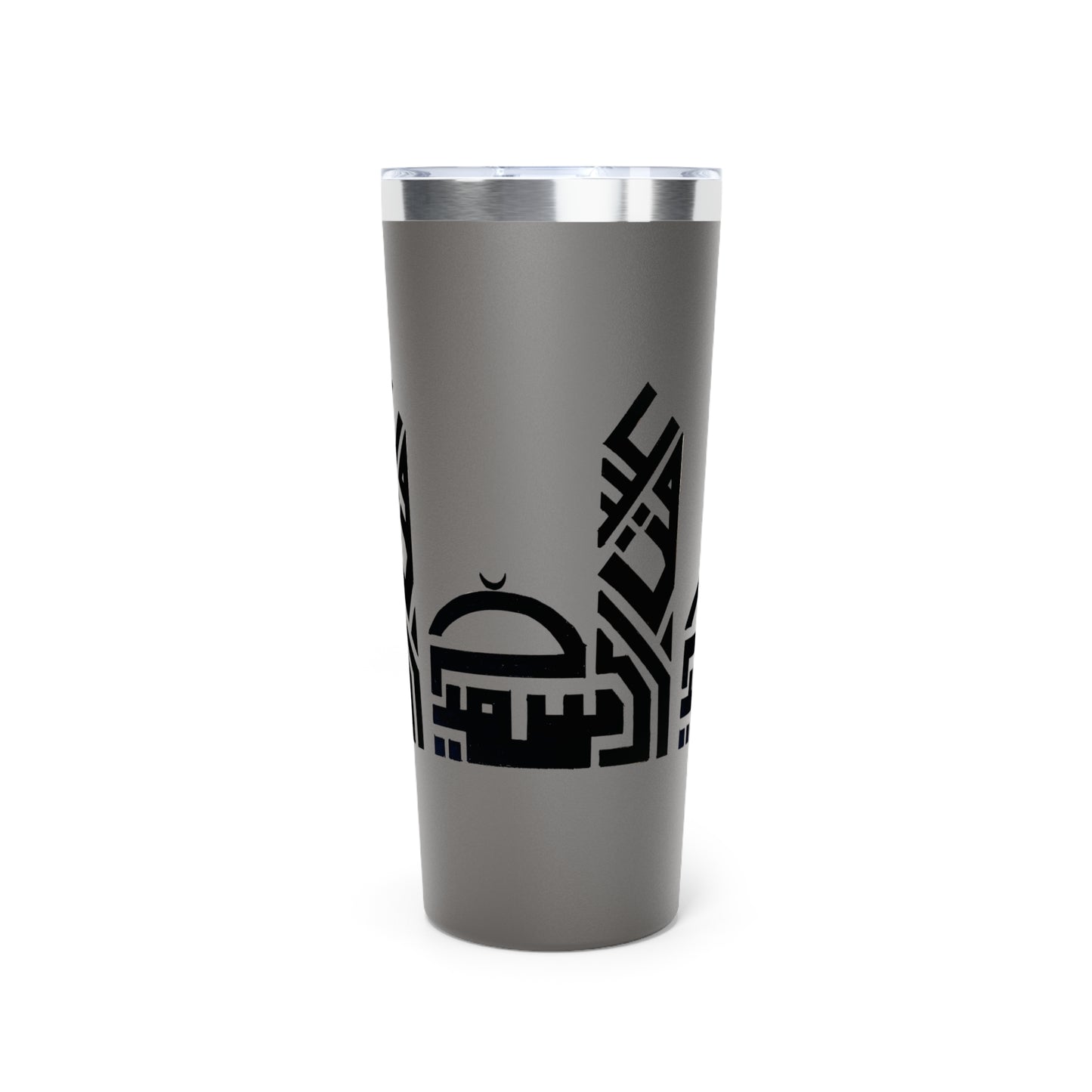 Inspirational Copper Vacuum Insulated Tumbler - 22oz | Stylish Black and White Design for Everyday Use