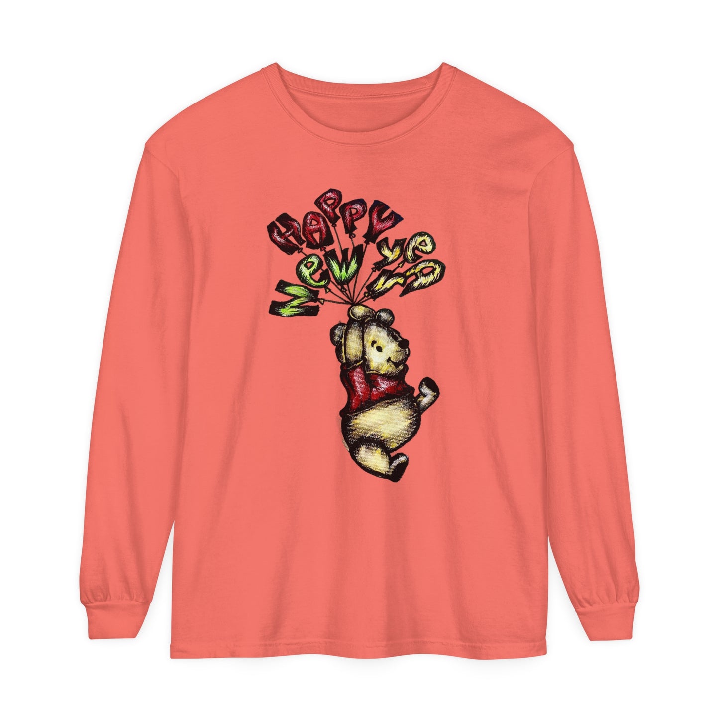 Unisex Garment-dyed Long Sleeve T-Shirt
