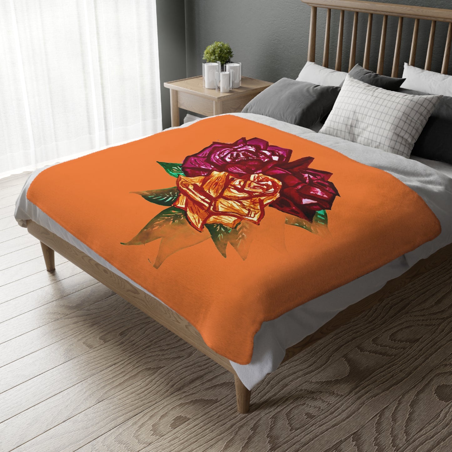 Velveteen Microfiber Blanket (Two-sided print)