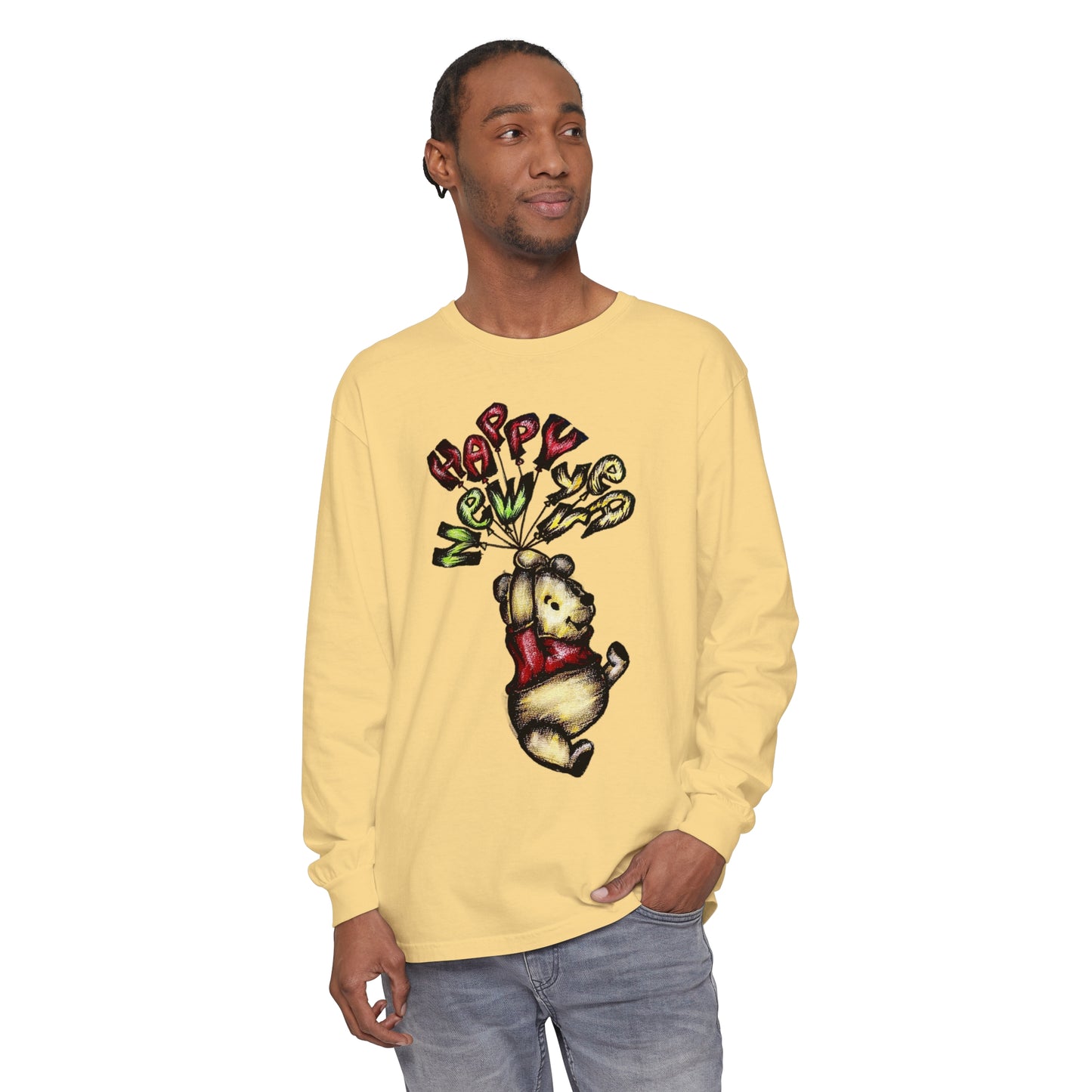 Unisex Garment-dyed Long Sleeve T-Shirt