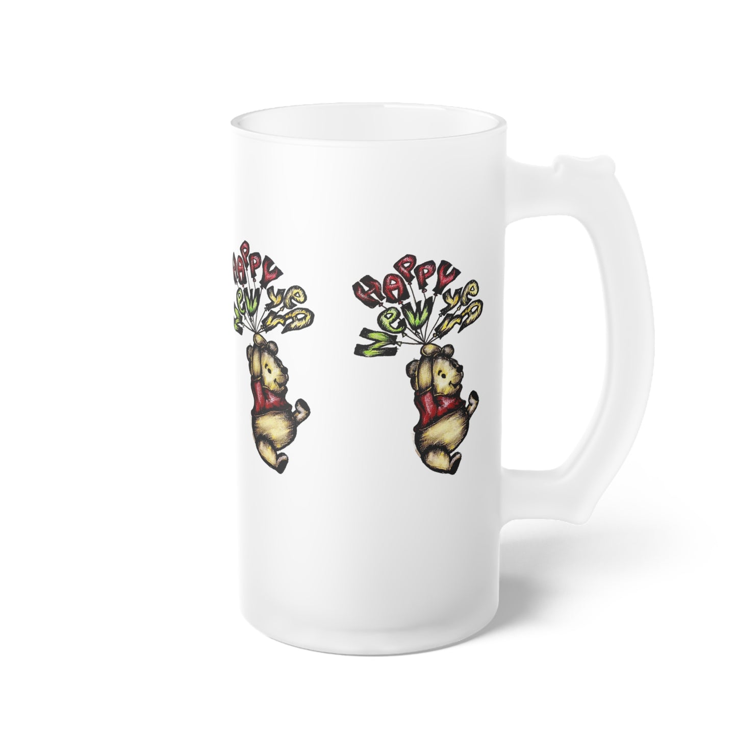 Frosted Glass Beer Mug