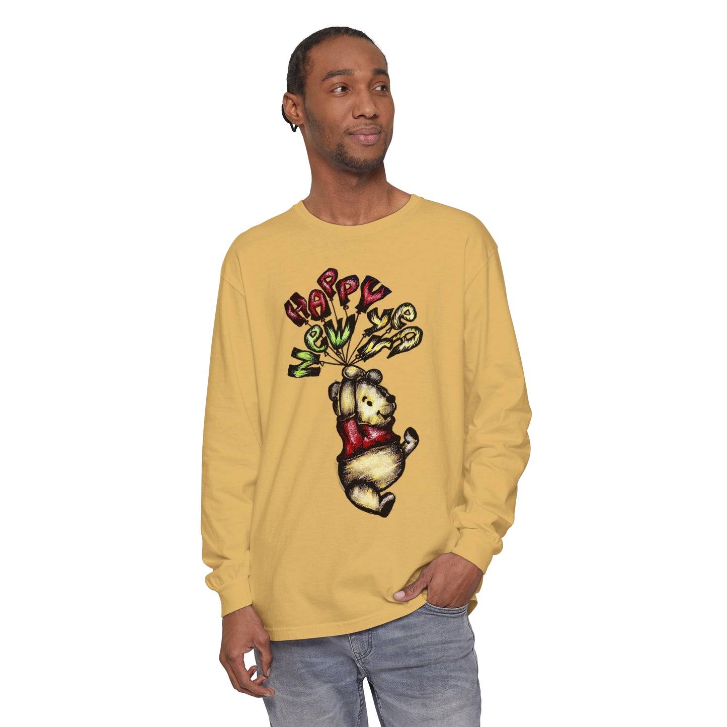 Unisex Garment-dyed Long Sleeve T-Shirt