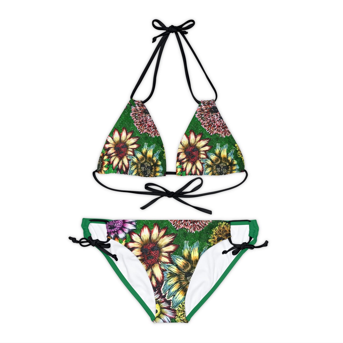 Strappy Bikini Set (AOP)