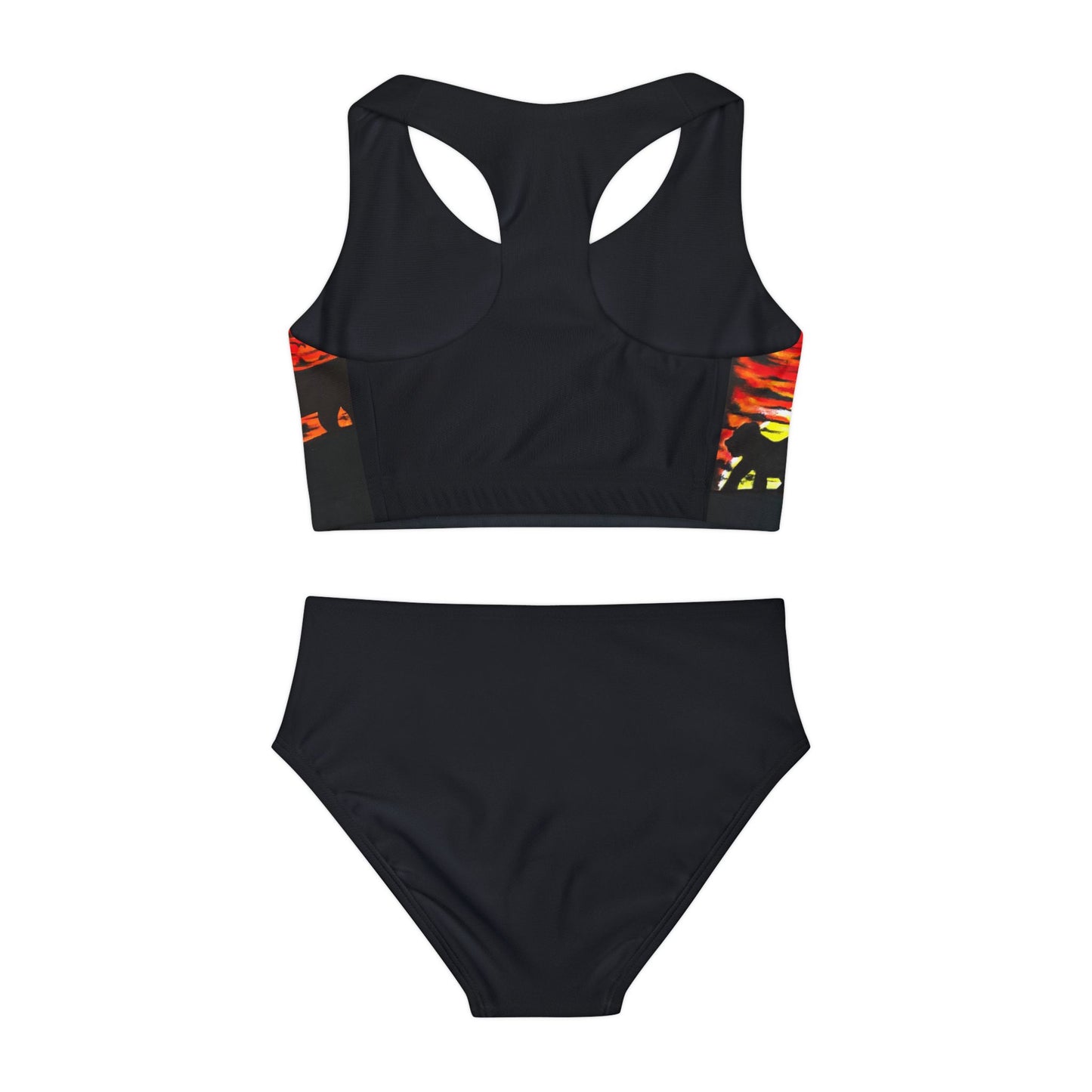 Girls Two Piece Swimsuit (AOP)