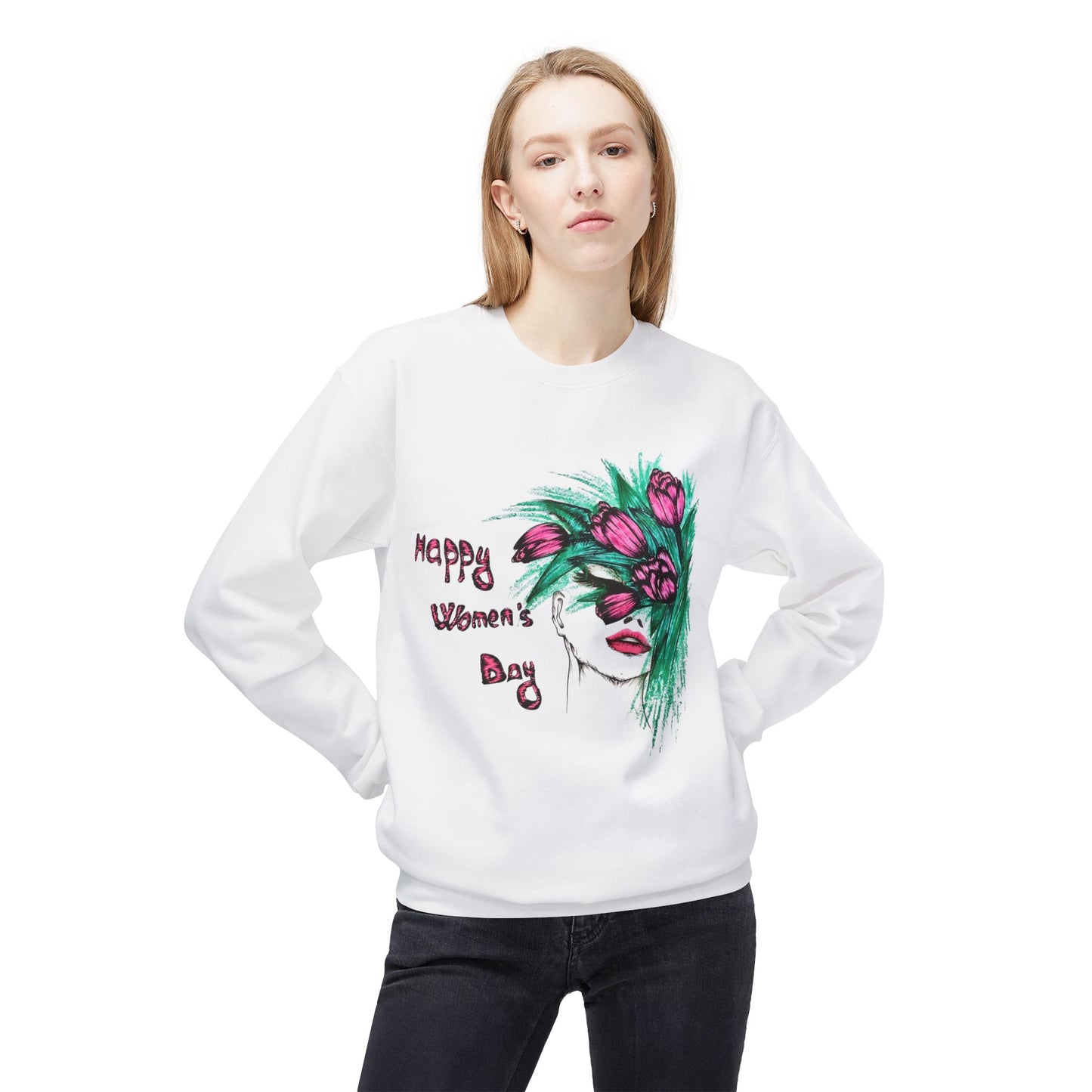 Unisex Midweight Softstyle Fleece Crewneck Sweatshirt
