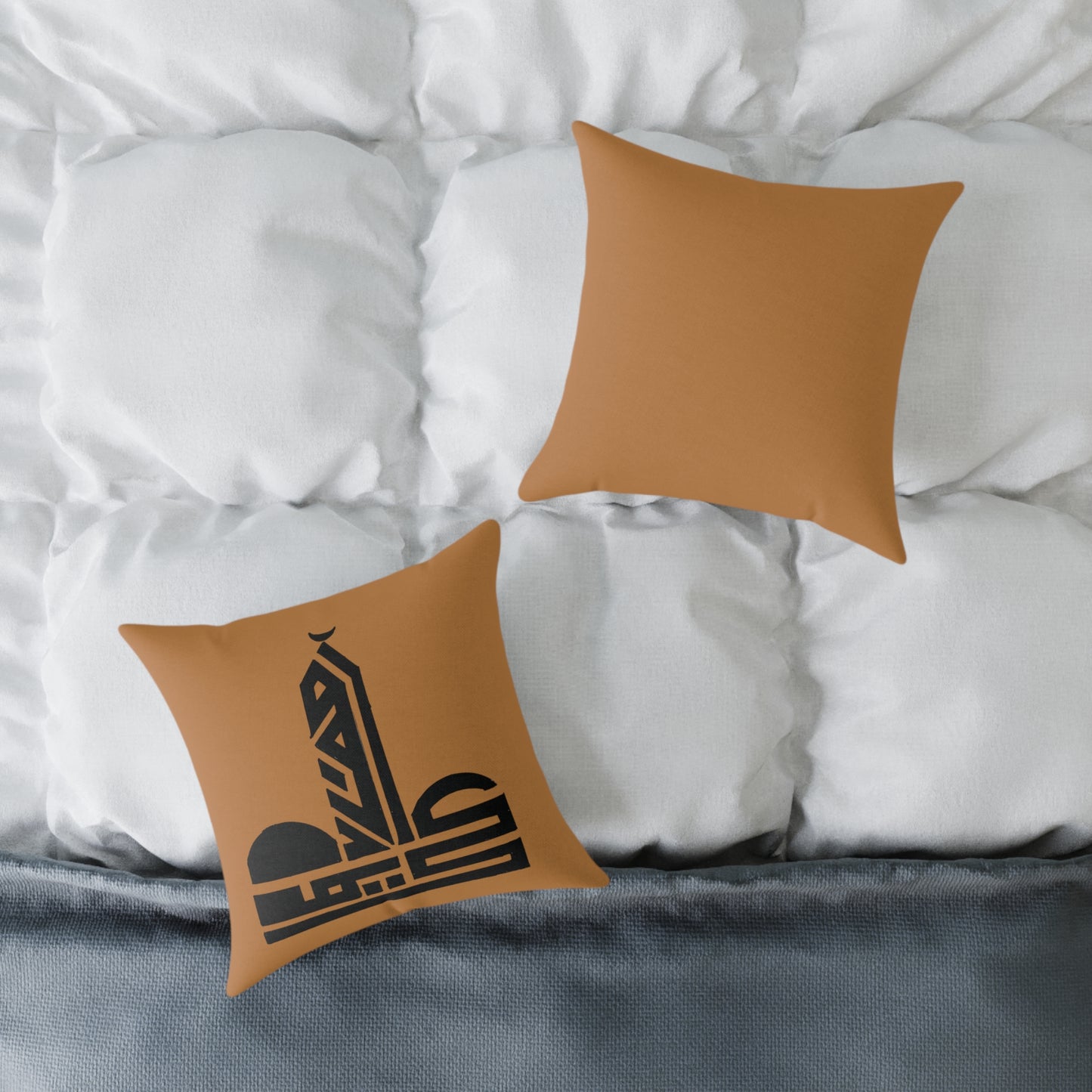 Square Poly Canvas Pillow