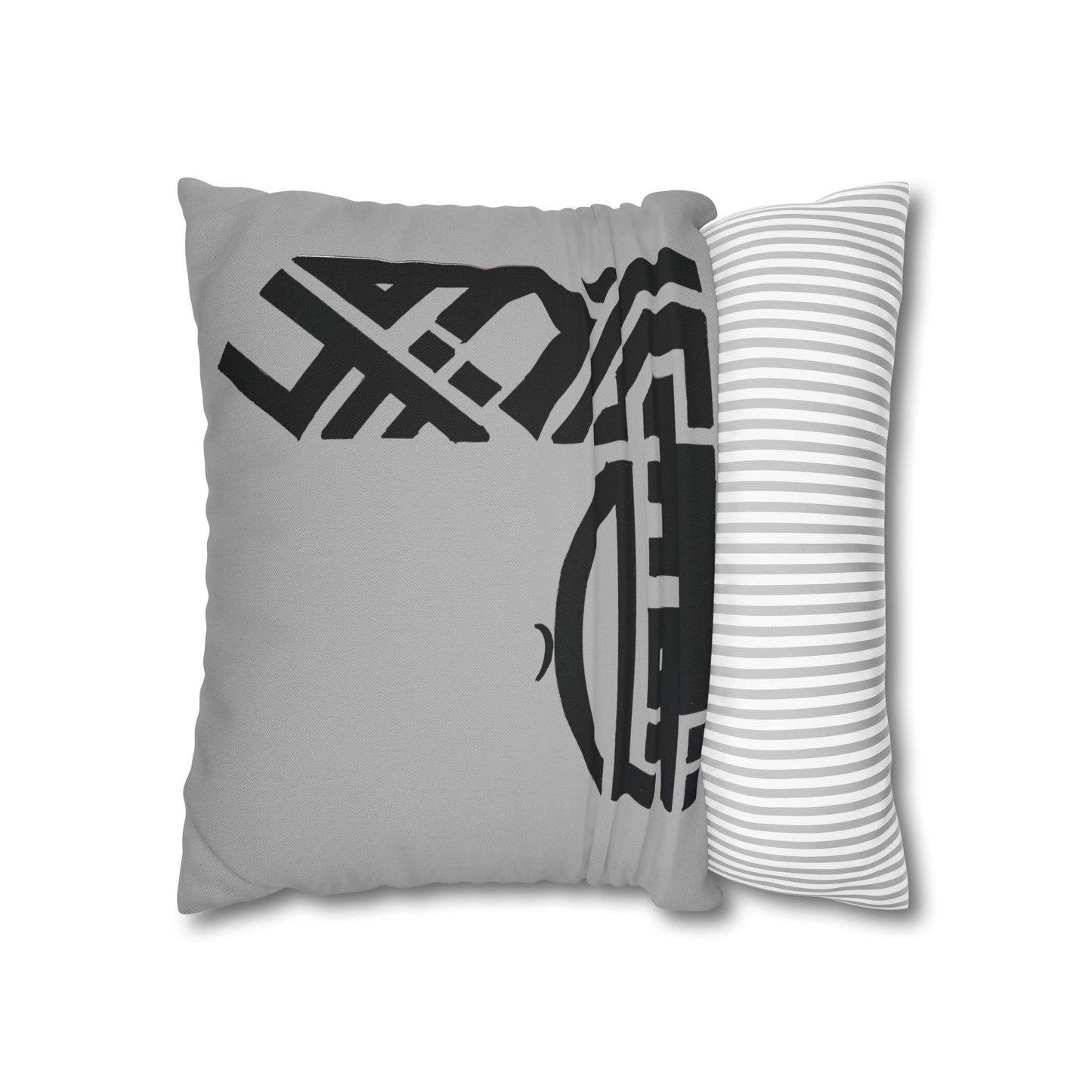 Modern Islamic Art Pillowcase - Elegant Spun Polyester Square Pillow with Arabic Calligraphy Design