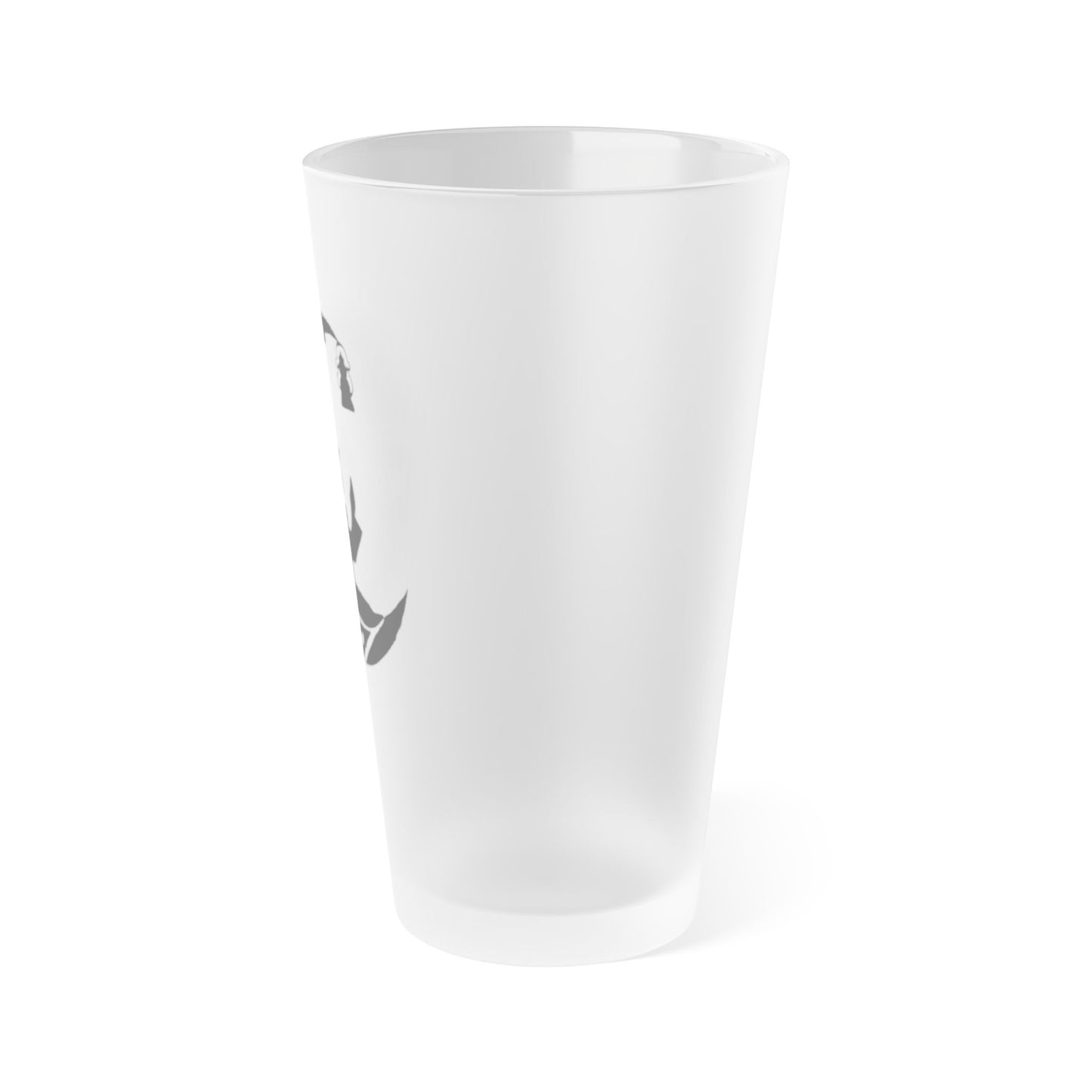 Frosted Pint Glass, 16oz
