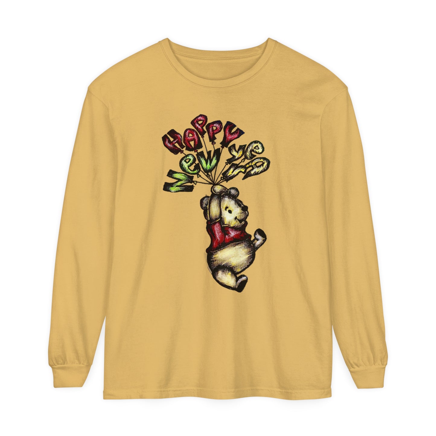 Unisex Garment-dyed Long Sleeve T-Shirt