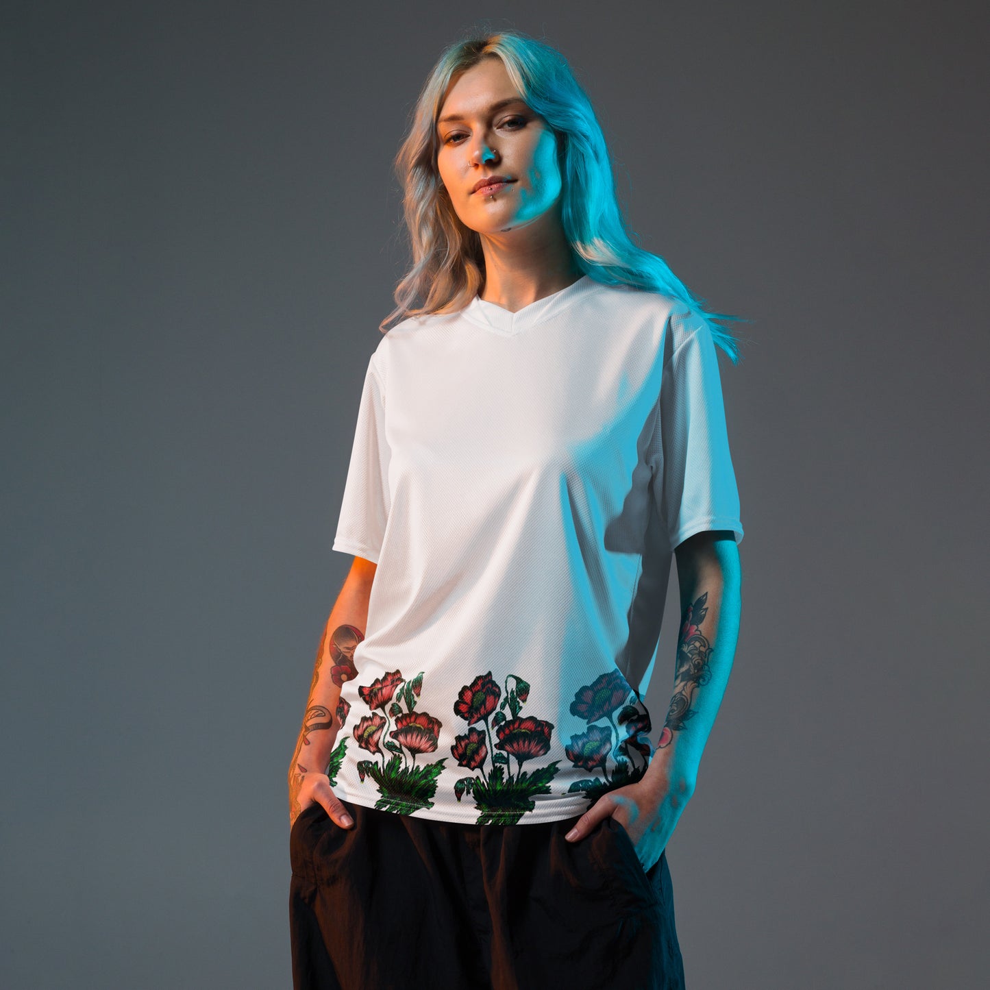 Recycled unisex sports jersey